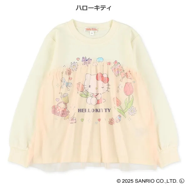 <🌟訂購🌟>Sanrio薄紗圈地料長袖衫