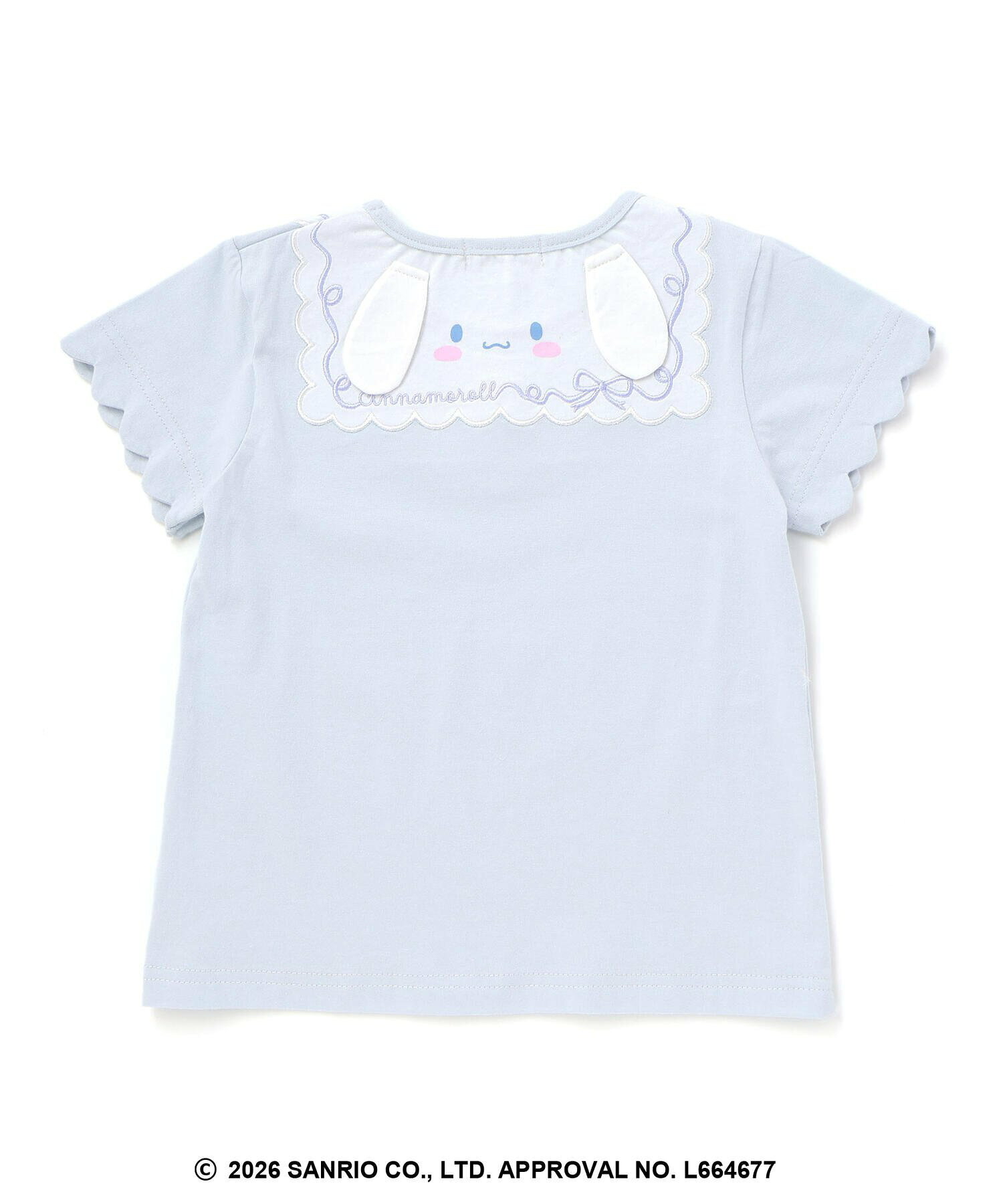 🇯🇵預訂 日本直送🇯🇵Slap Slip x Sanrio系列兩色人物印花立體耳朵刺繡水手領扇形袖上衣