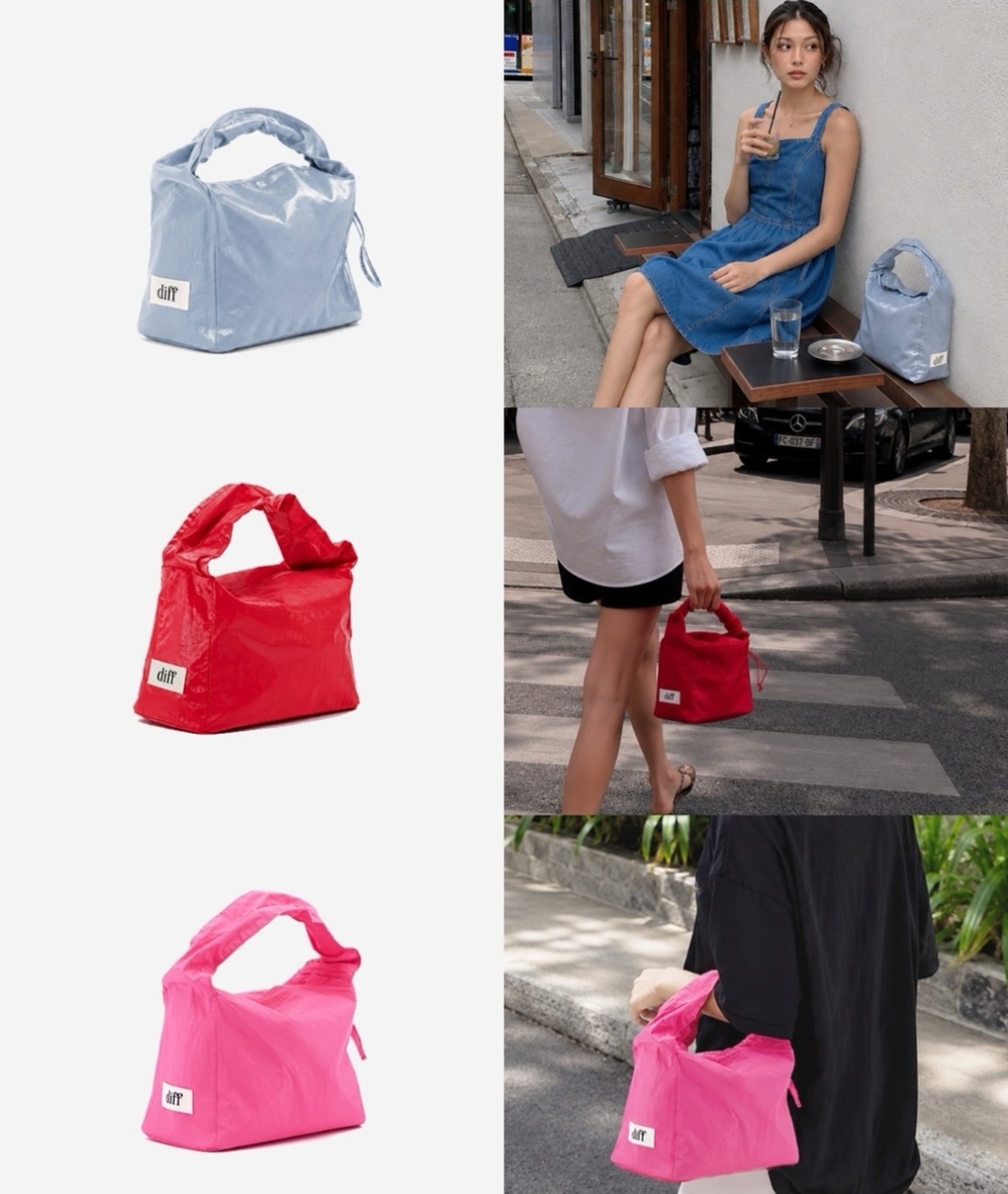 Diff Seoul Hobo Signature Bag (Small)