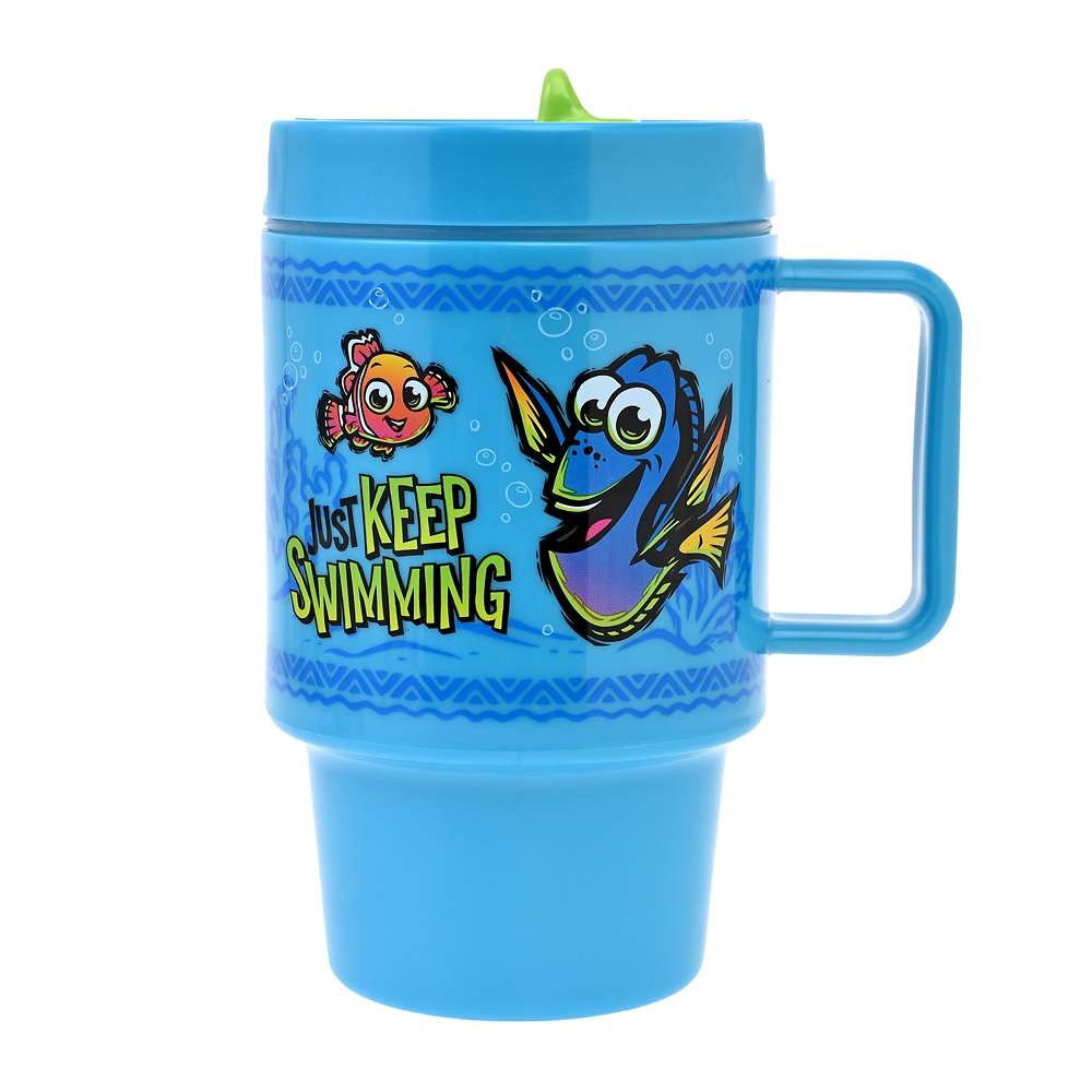 🎀【預訂】Disney Nemo Just Keep Swimming 水杯連飲管 530ml