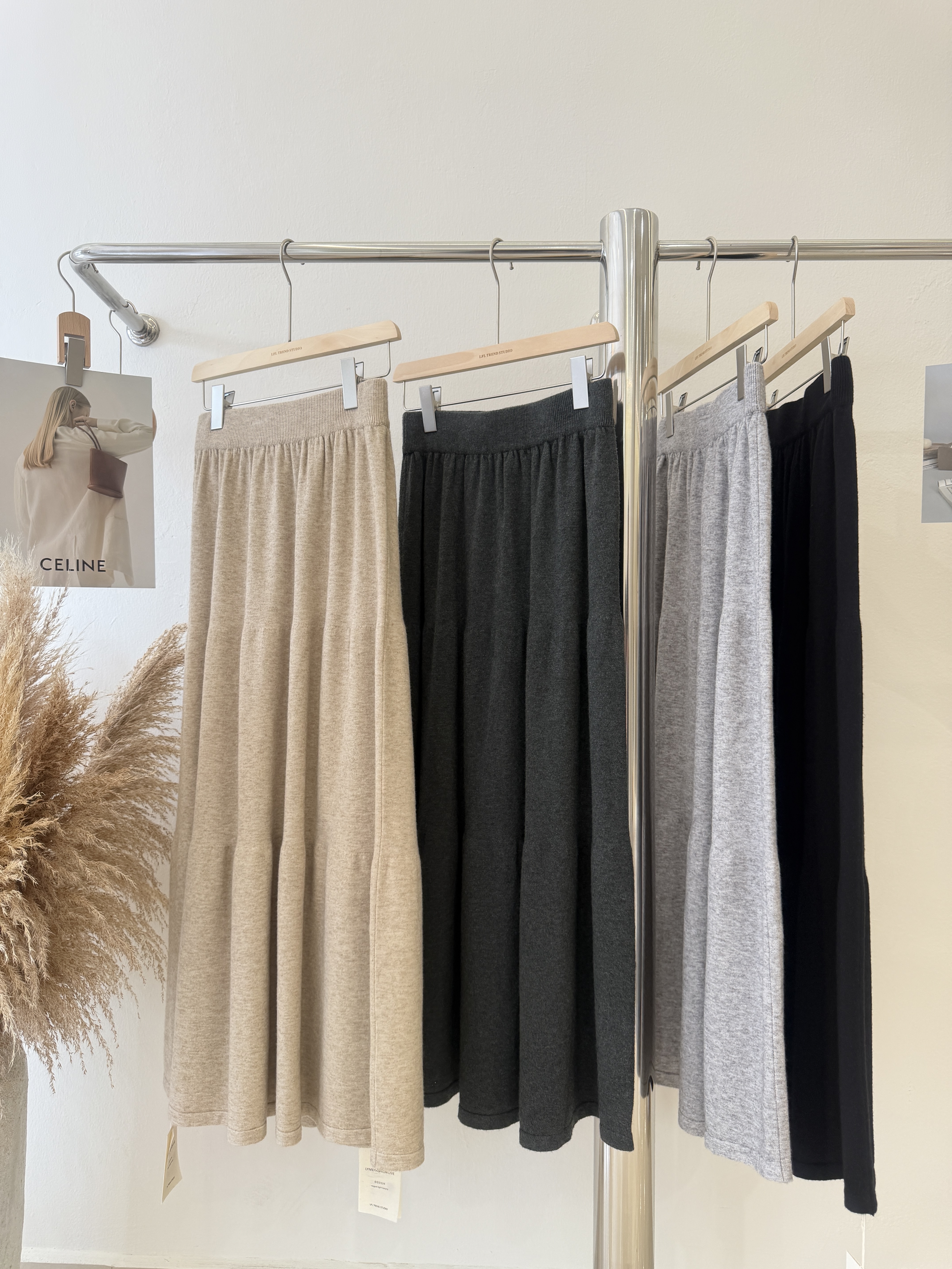 6328 爆款百搭针织长裙