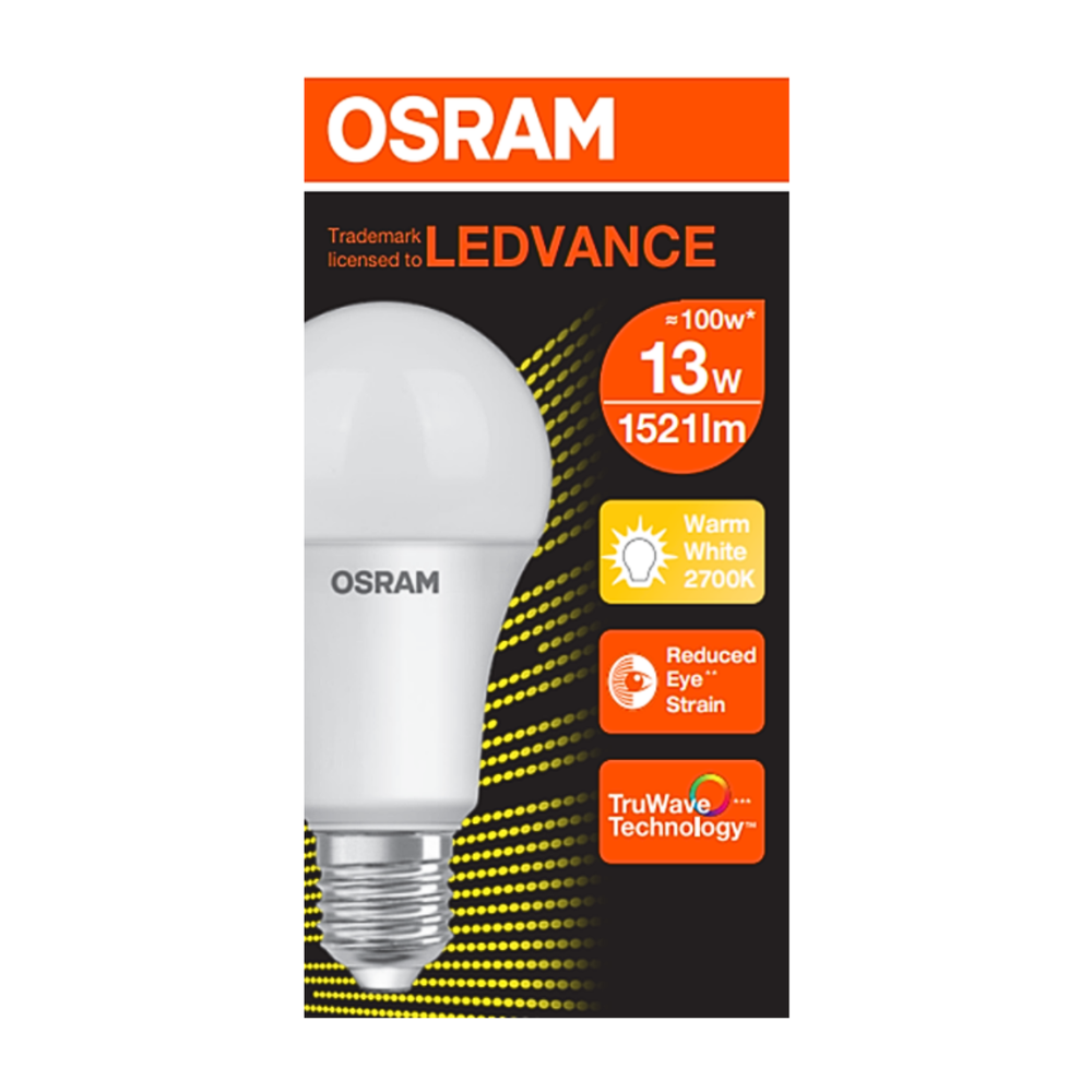Osram E27 LED Light Bulb  Daylight / Warm White