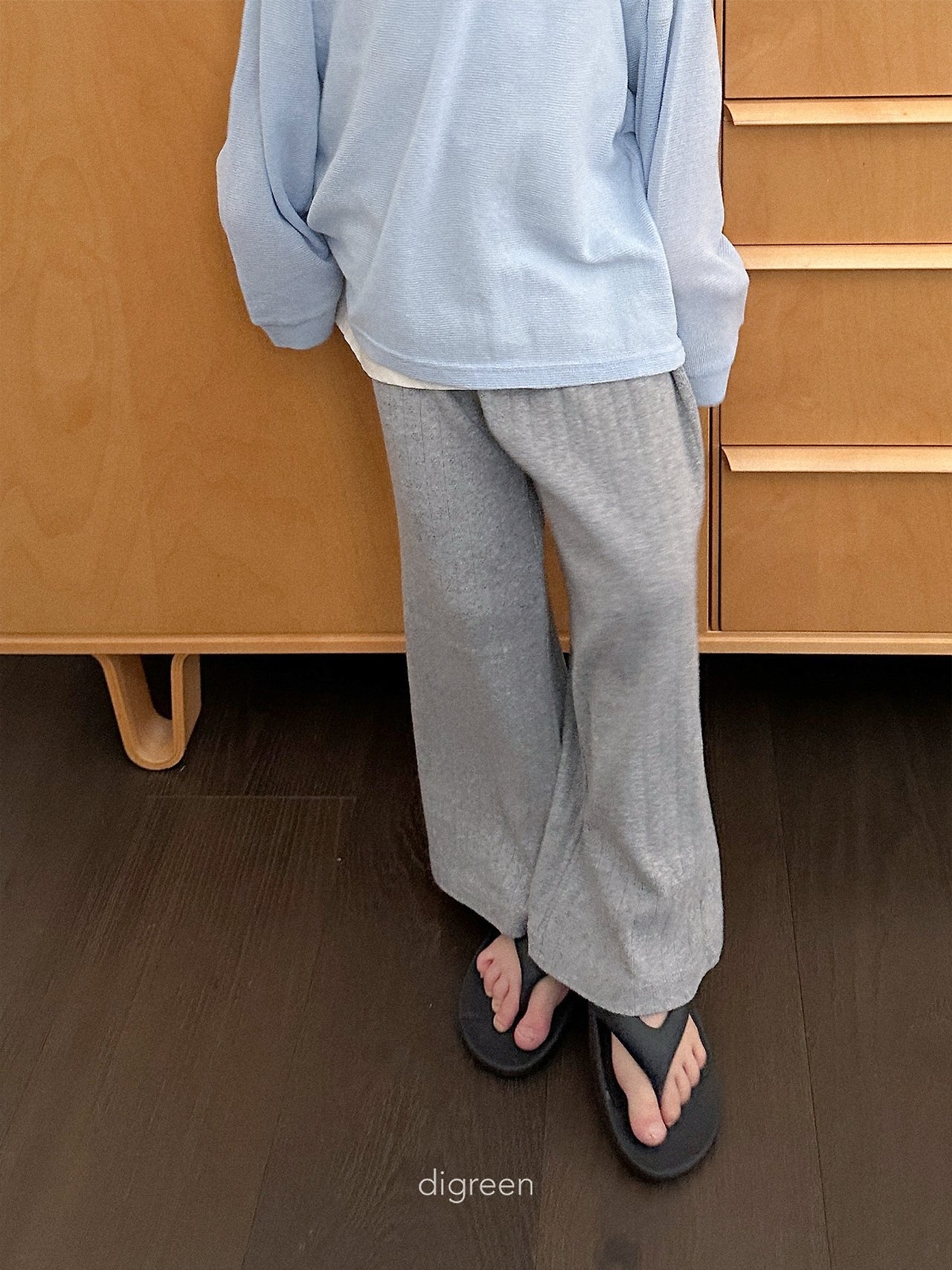 Digreen | soft pants (White melange XL115-120)