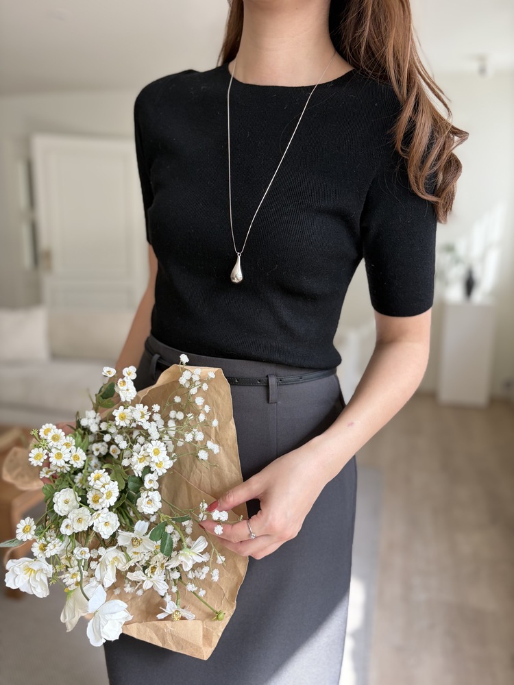 Essential Softy Daily Knit (Black)