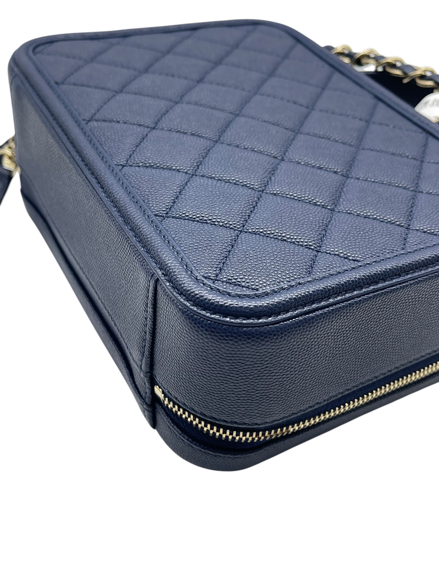 Pre-owned Chanel CC Filigree Vanity Case / Product Code: 072909