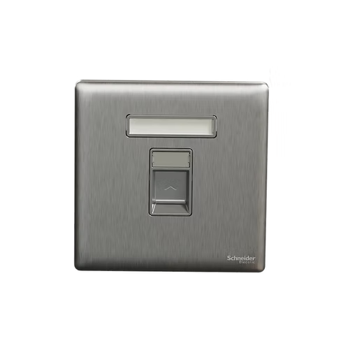 施耐德 Unica X 炫星銀 單位 CAT6數據插座