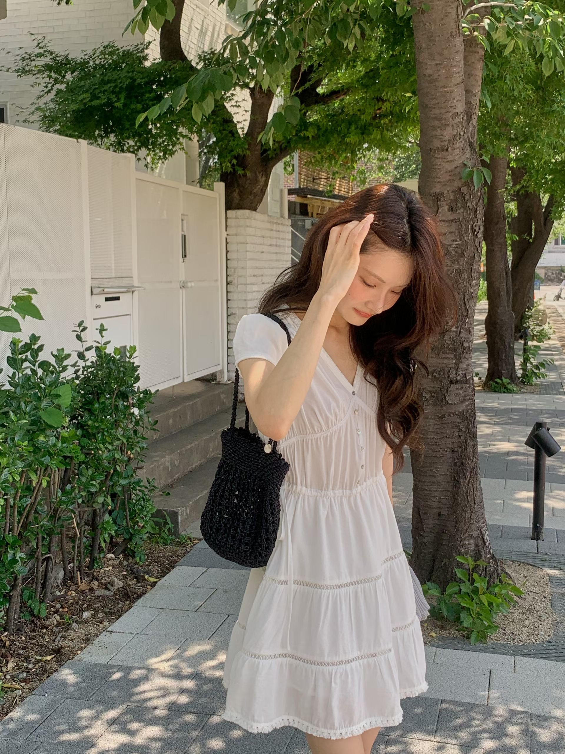 Lovely shirred dress
