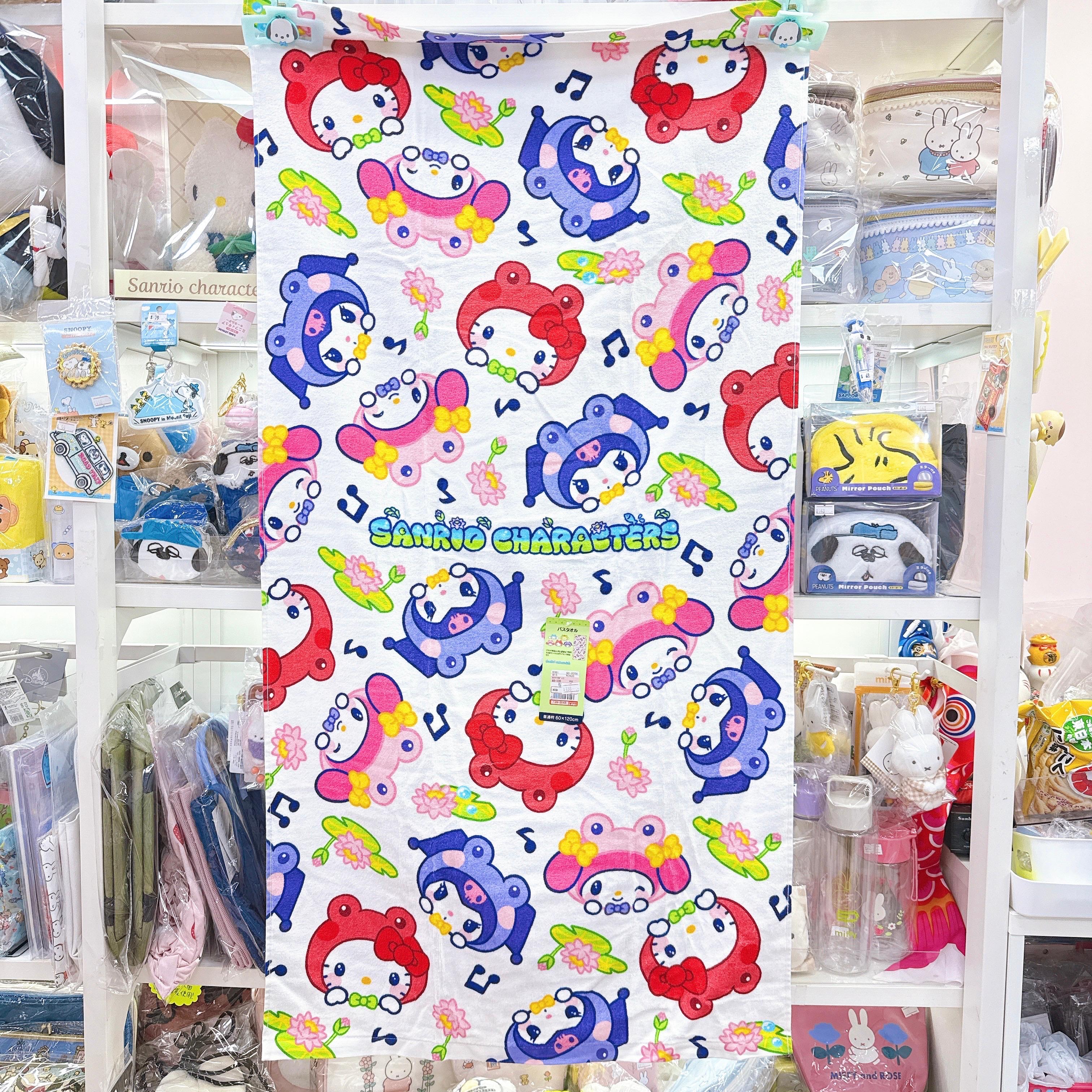 日本直送本店獨家發售Sanrio大浴巾120× 60 cm