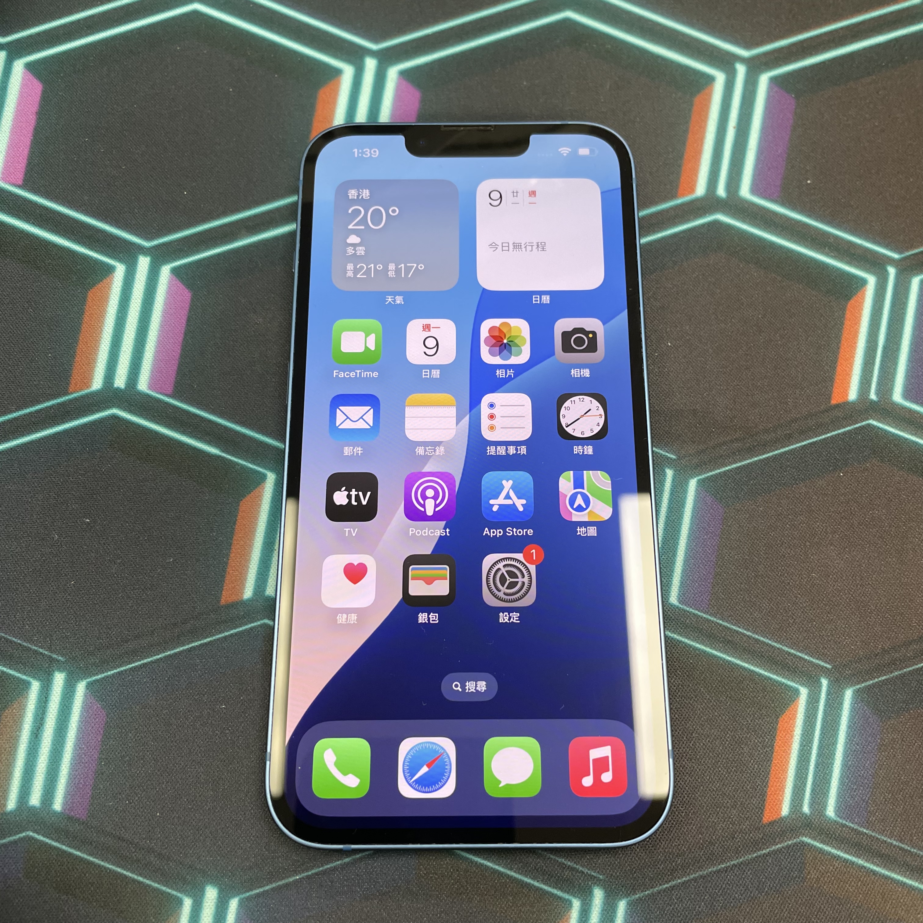 *6067 13 勁靚機 128GB 電84 藍色 blue