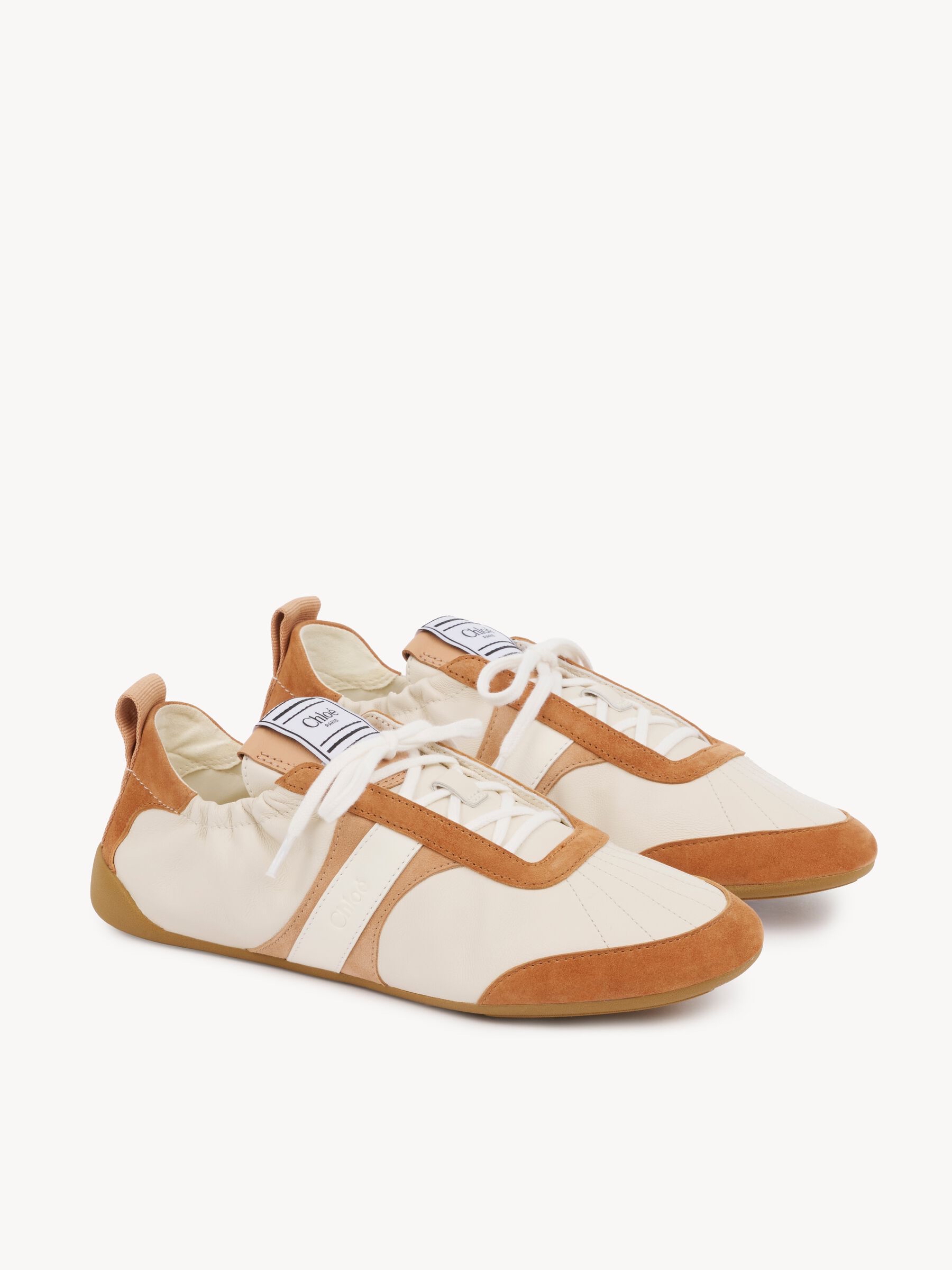 限時優惠✨Chloe kick sneaker  訂貨🍒🔖Size 37/38/39/40  對比色🤎🧡橙啡撞奶白!美麗易襯~