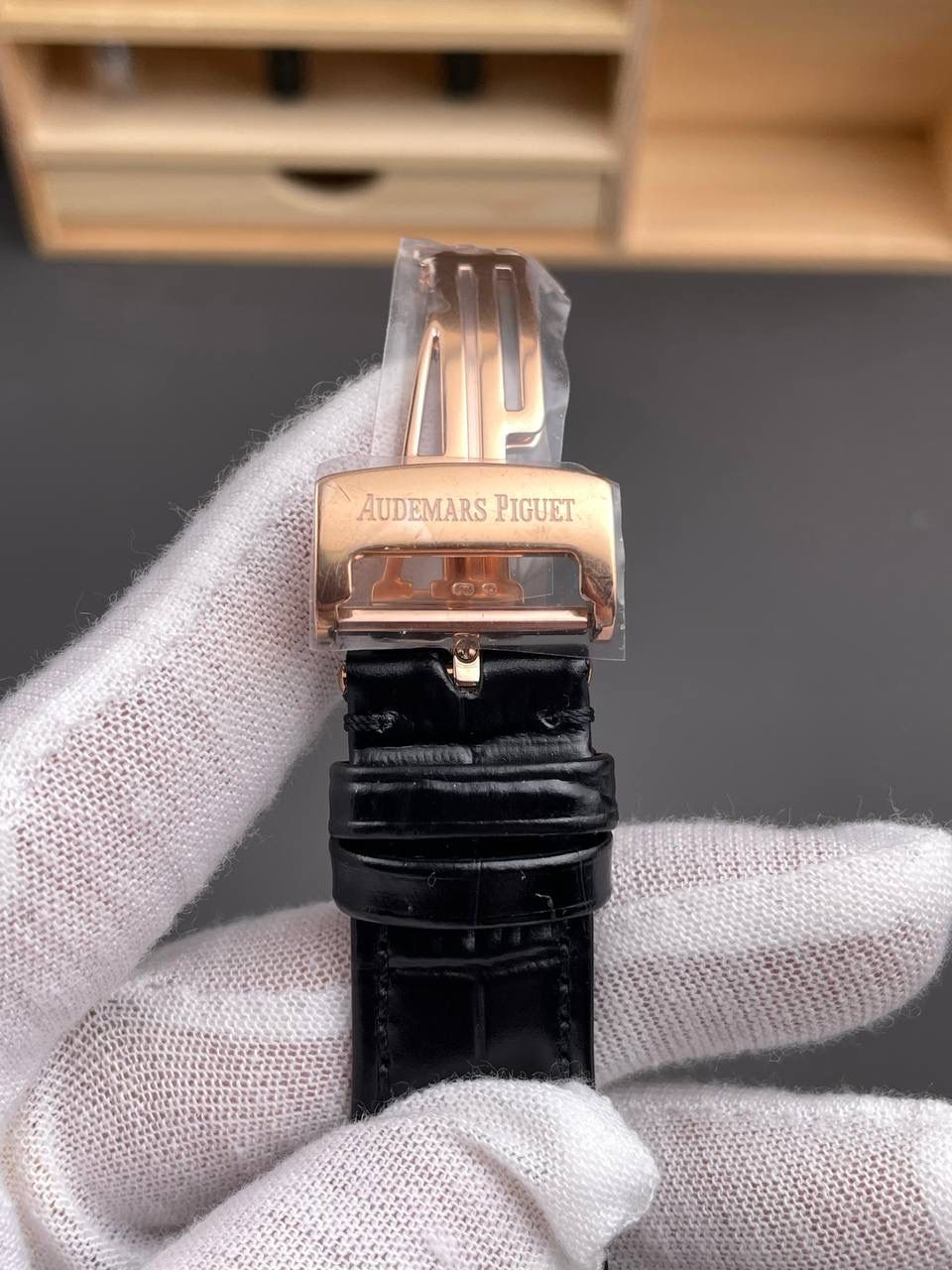 🚀爱彼玫金15500 皮带款/41mm/4302机💯