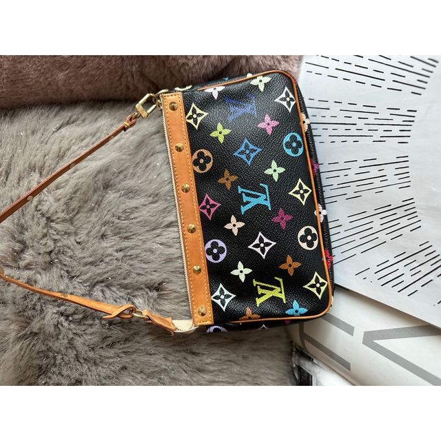 美品louis vuitton lv xtakashi murakami 村上隆pochette