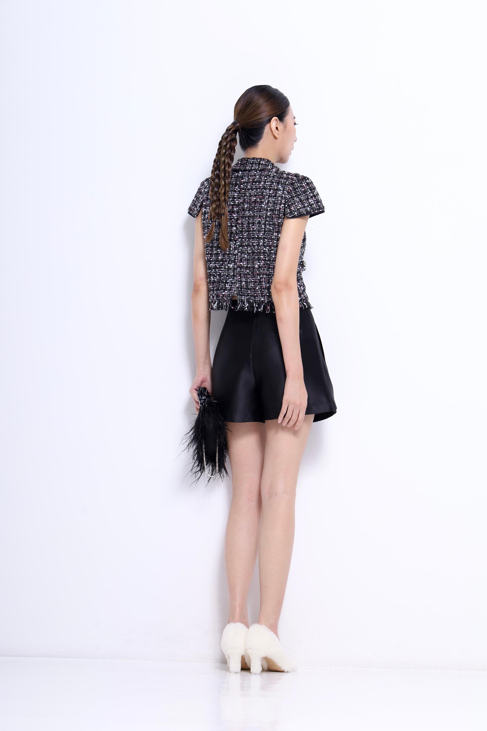 翻领小香风上衣 2639