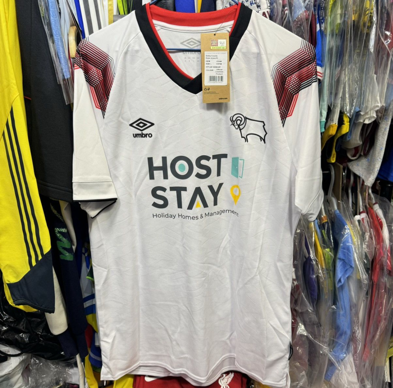 Derby county 23/24 home shirt #11 Mendez-Laing (bnwt)