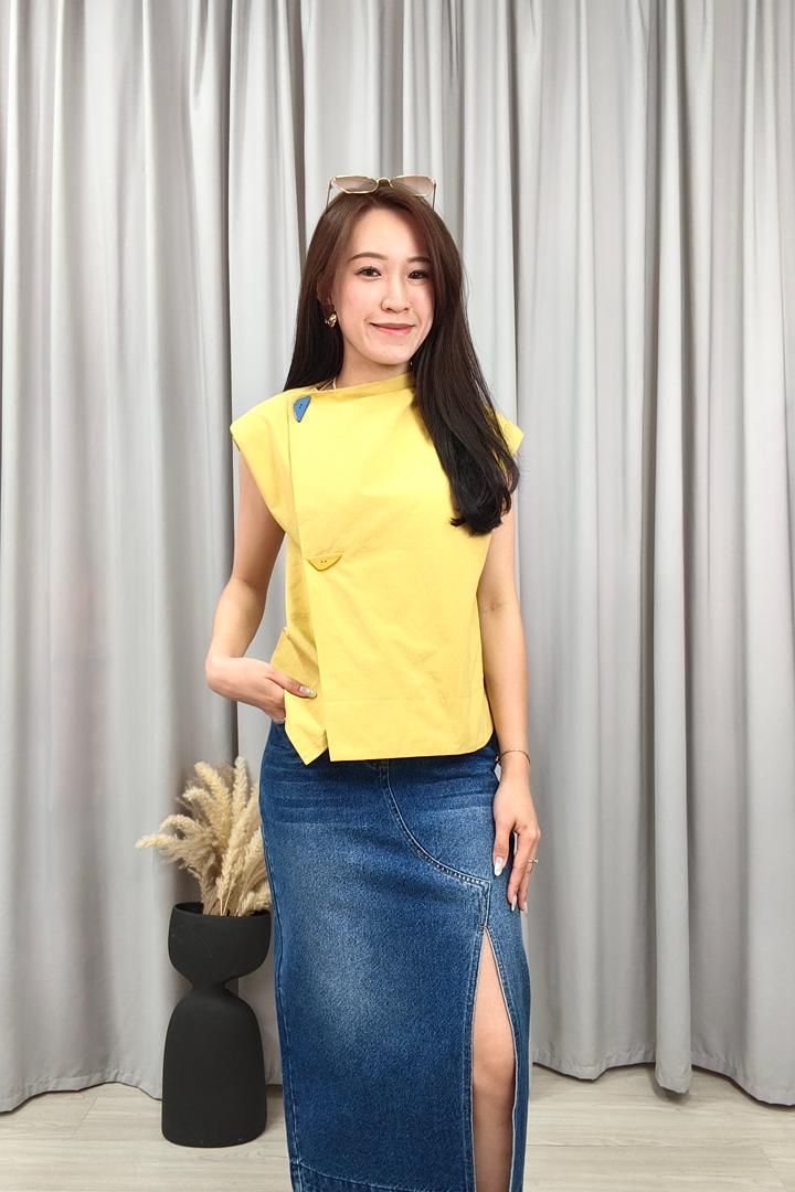 E8170BB Floral Eyelet Embroidery Cotton Top