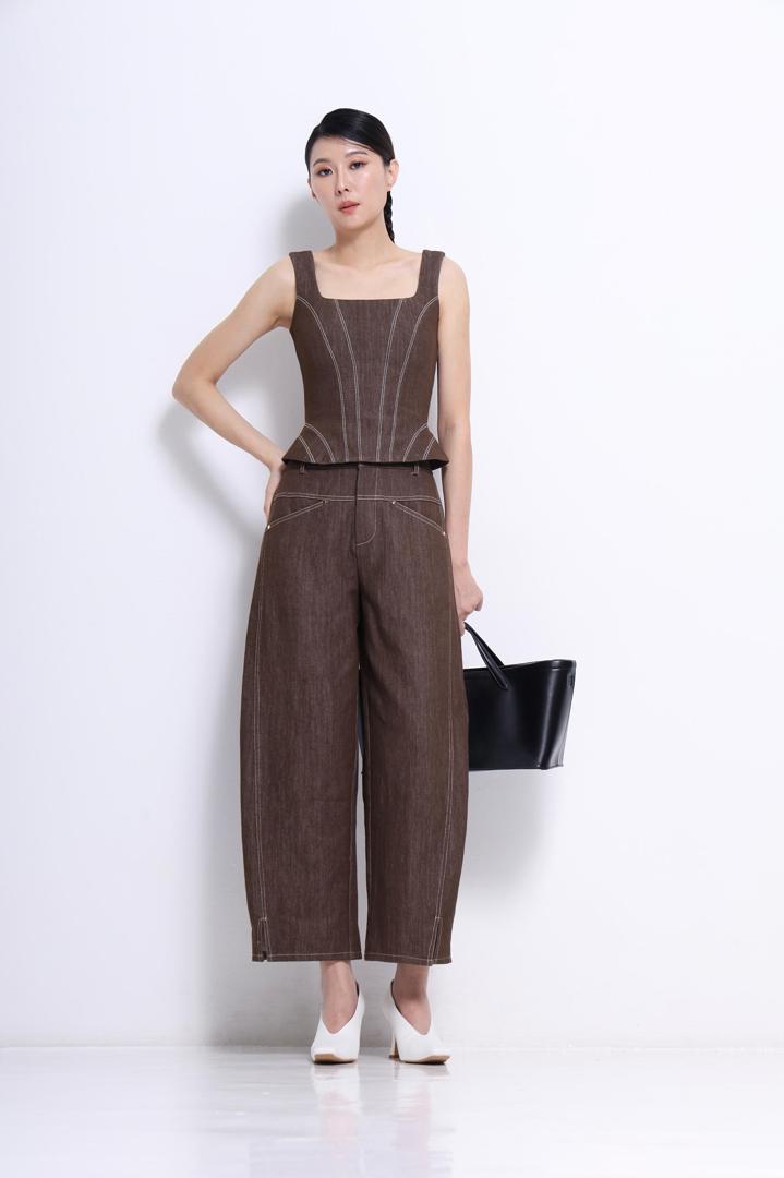 牛仔弯刀裤脚 1635