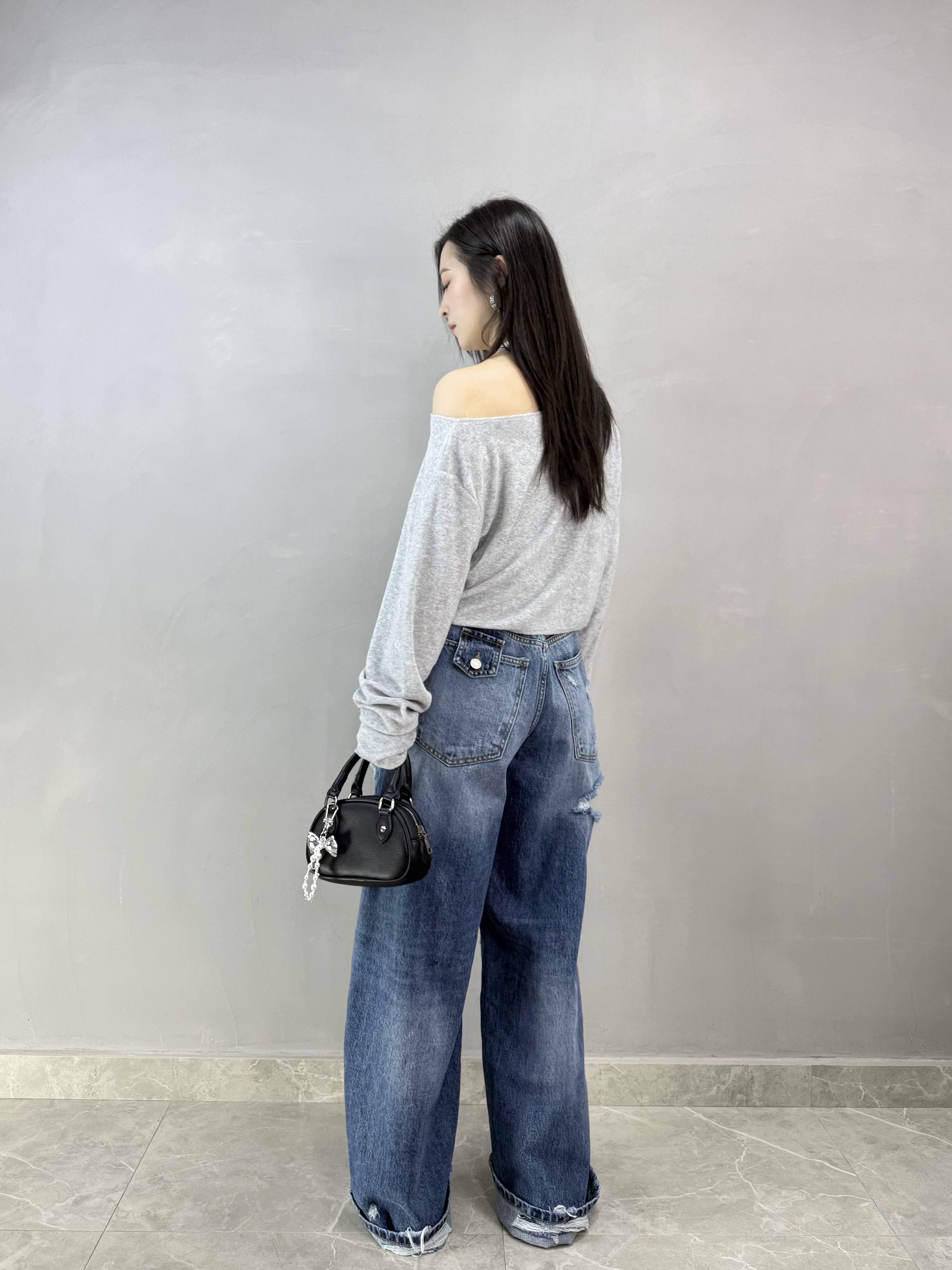 H82 刺繡毛巾Tee+背心Set 