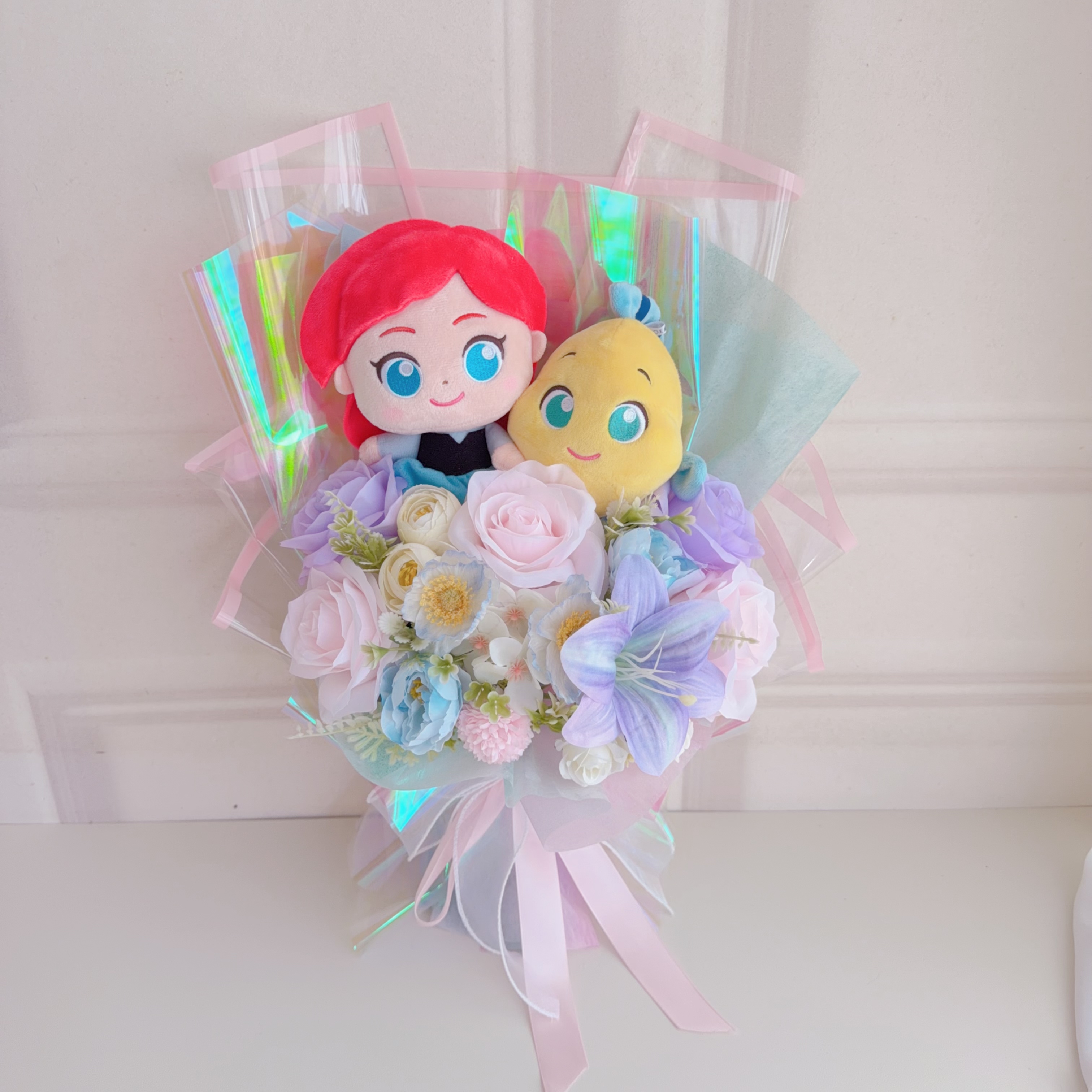 （現貨） 美人魚公仔花