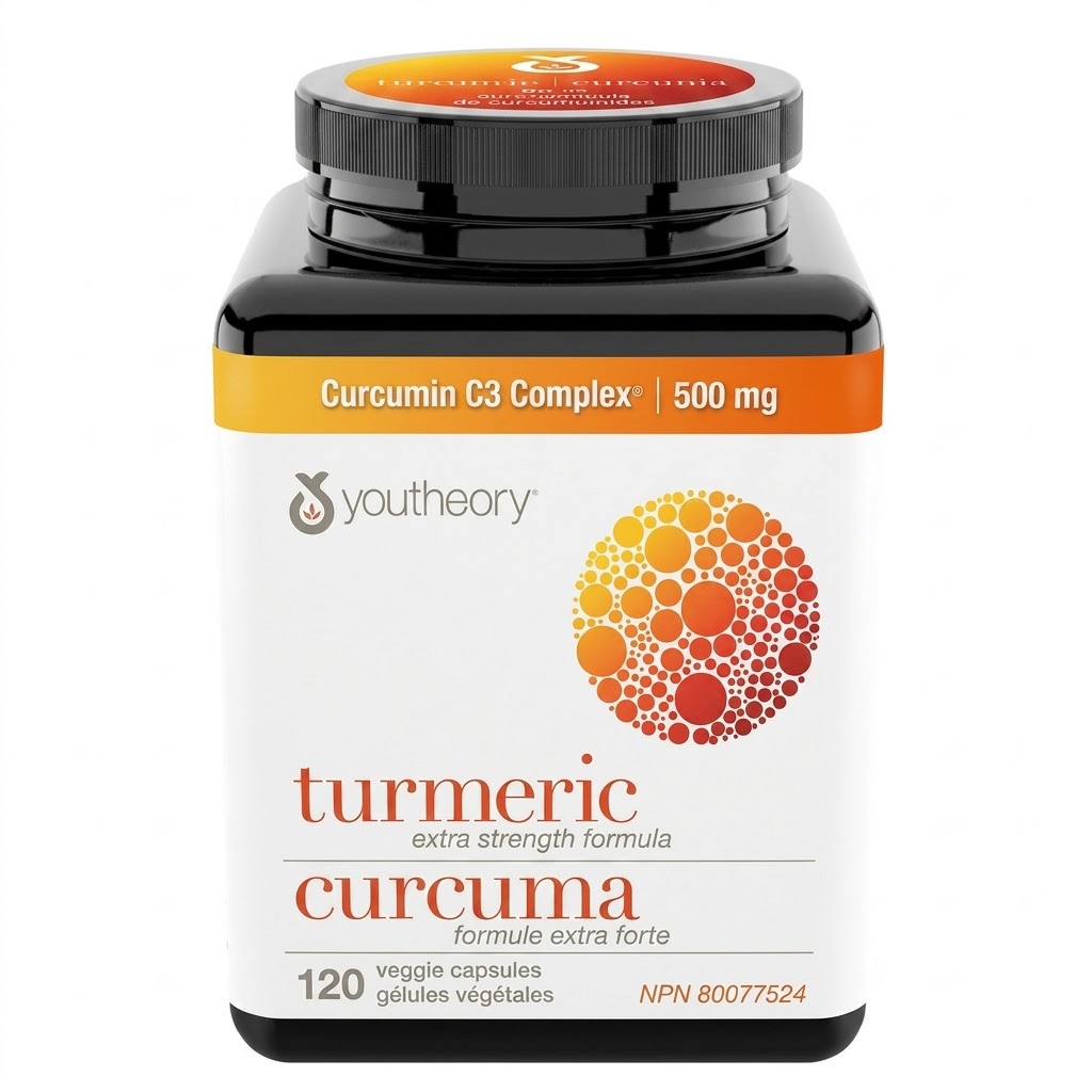 Youtheory 特強薑黃素 超濃縮配方 500mg (120粒)
