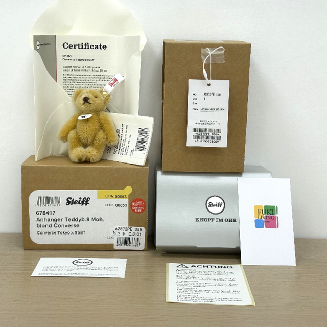 Converse Tokyo x Steiff 德國Teddy Bear 鎖匙扣| Fuki Living Store
