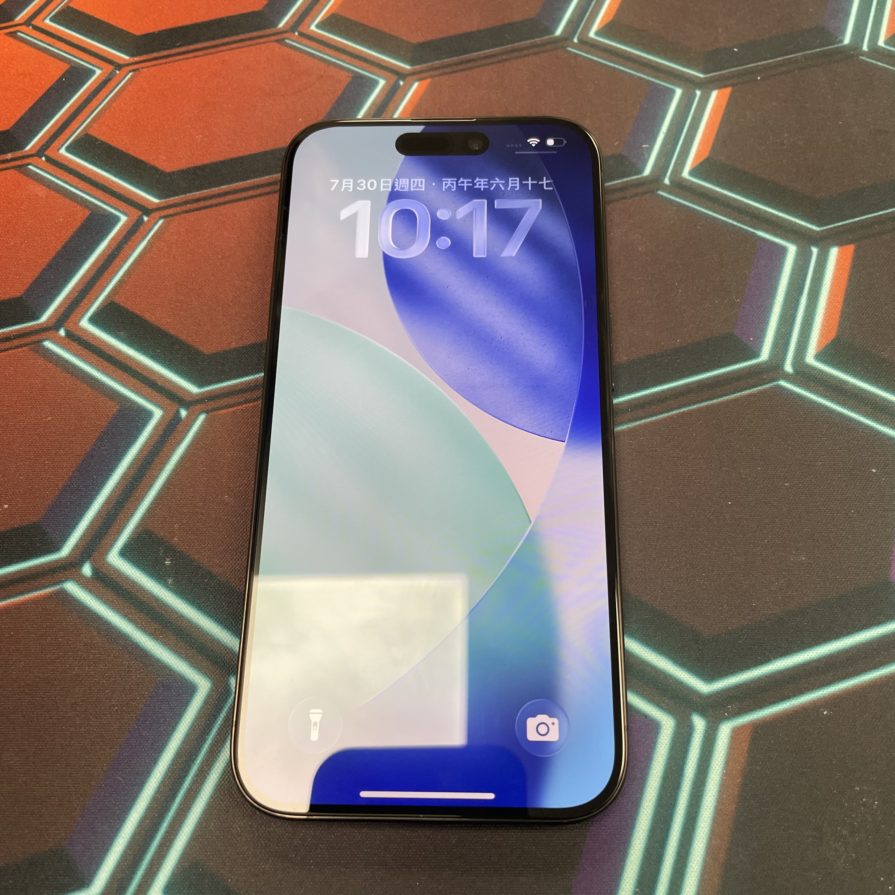 *7185 15 Pro 完美機 256GB 電100 藍色 blue