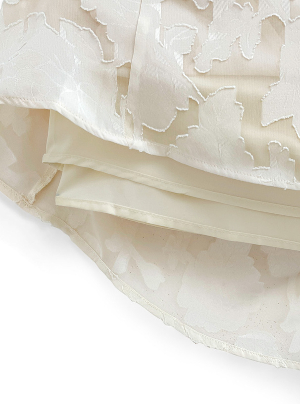 花卉圖案拼接連身裙[pr56]