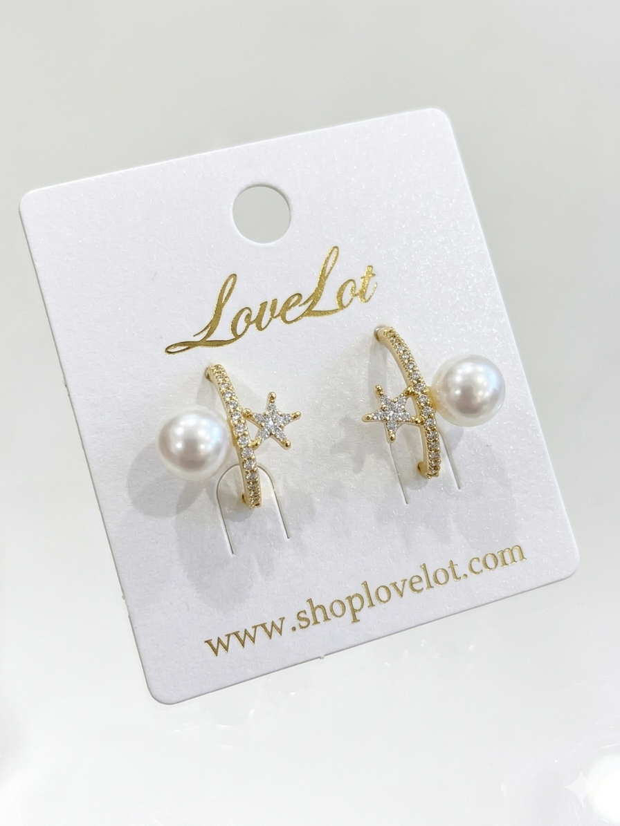 Star Pearl Earring