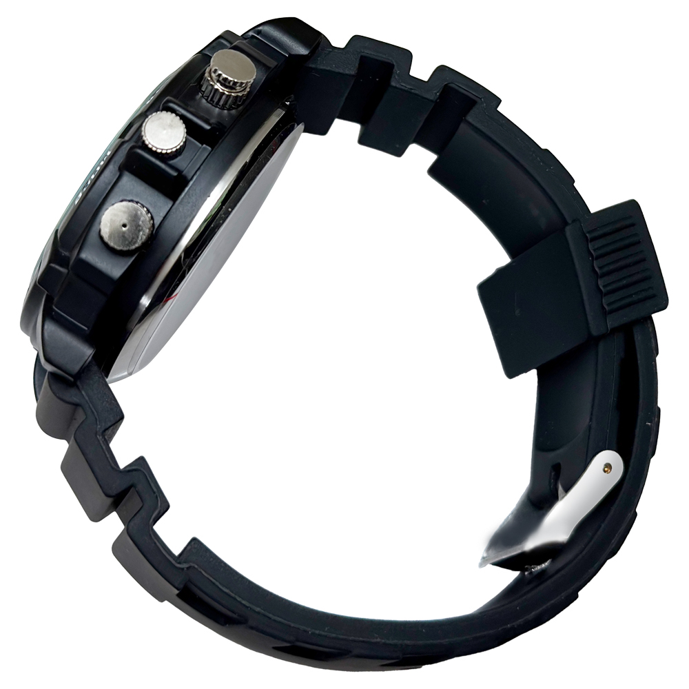 1080P 黑色橡膠運動手錶造型微型針孔攝影機/影音記錄器 SUN黑 (64G)