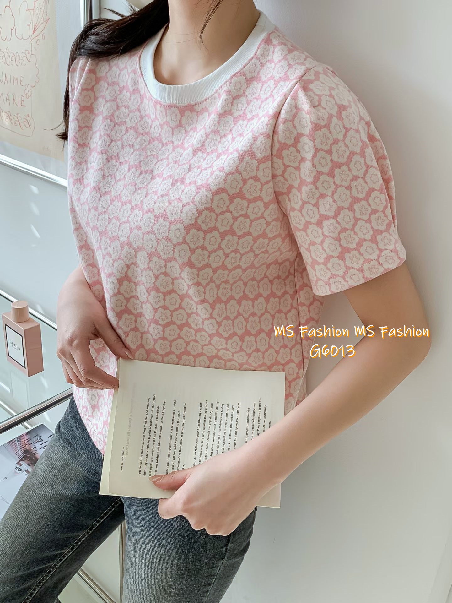 G6013 韓國🇰🇷特色花花print top