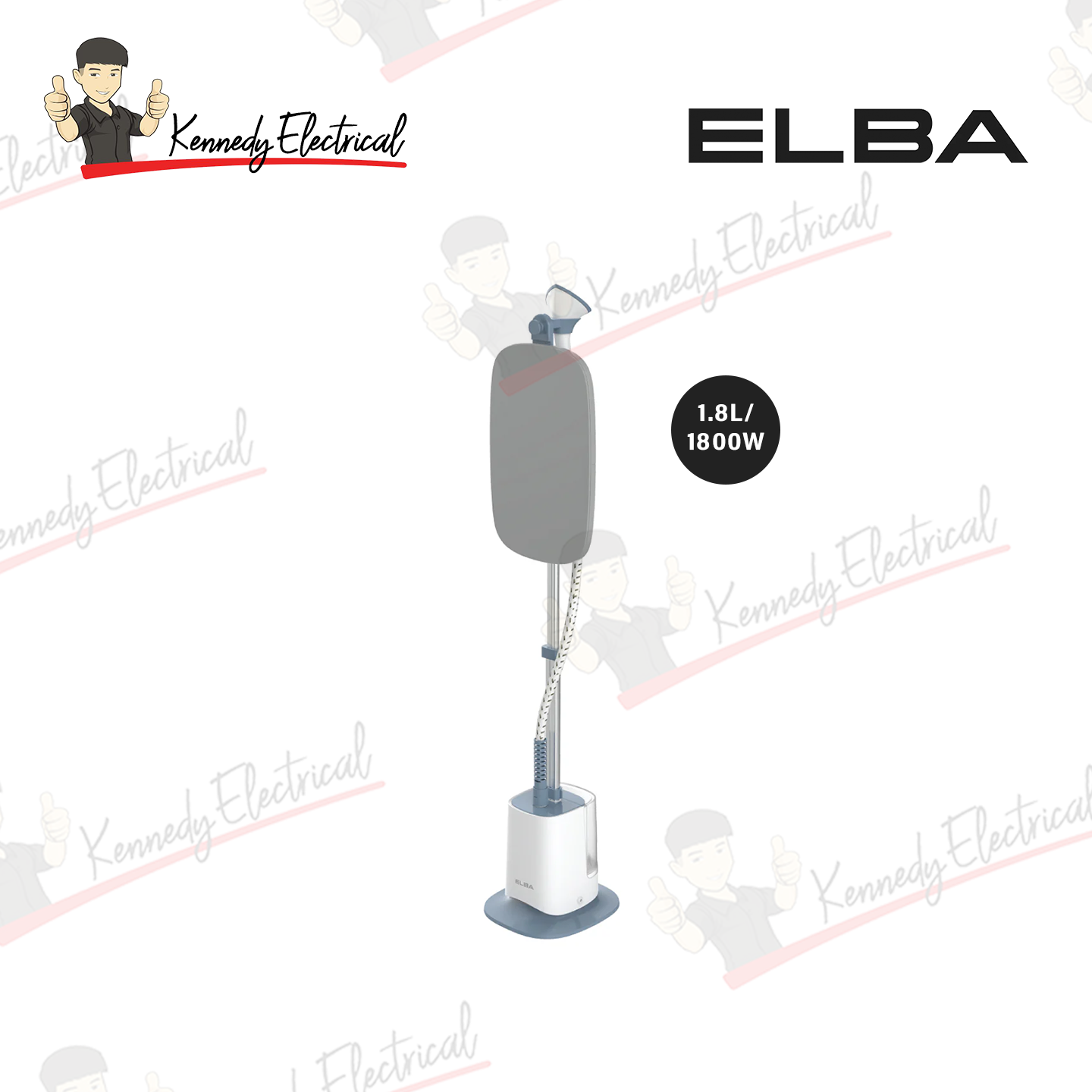 Elba 1.8L Garment Steam Iron EGSI-R1864B(BL)