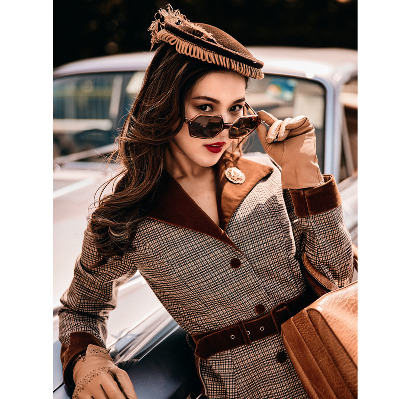(Ready/Custom-Made) 1950s Inspired Lady Sherlock Princess Coat Dress (FM198)