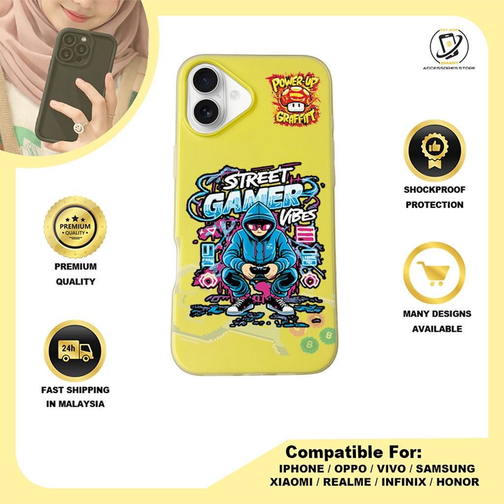 JELLY CASE PHONE FOR IPHONE - DESIGN GAME D