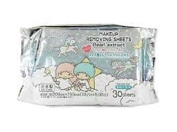 Little Twin Stars - 日本製深層卸妝潔膚紙30片