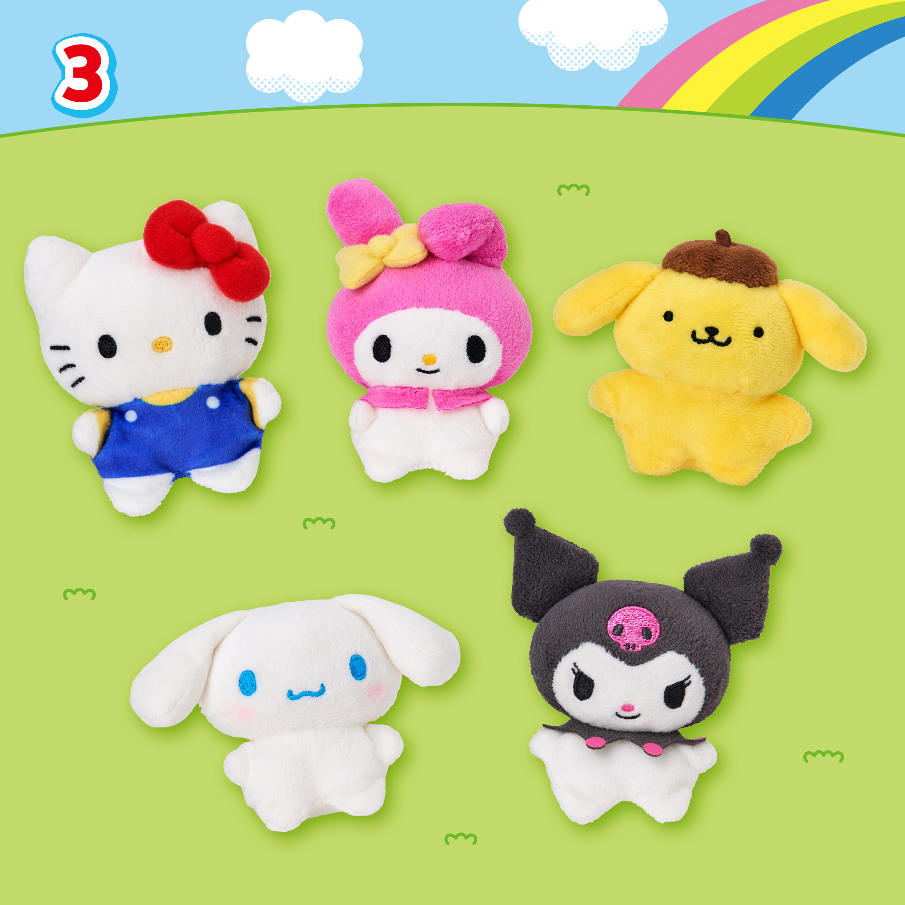 🎀【預訂】 Kitty & Friends 超可愛冒險公仔 - Cinnamoroll