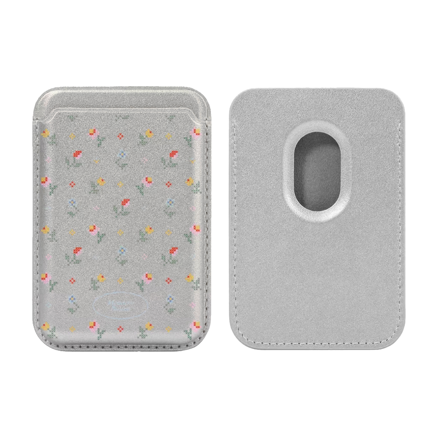 MagSafe磁吸手機卡套(銀色)【Pixel FlowerBox Vol.48】