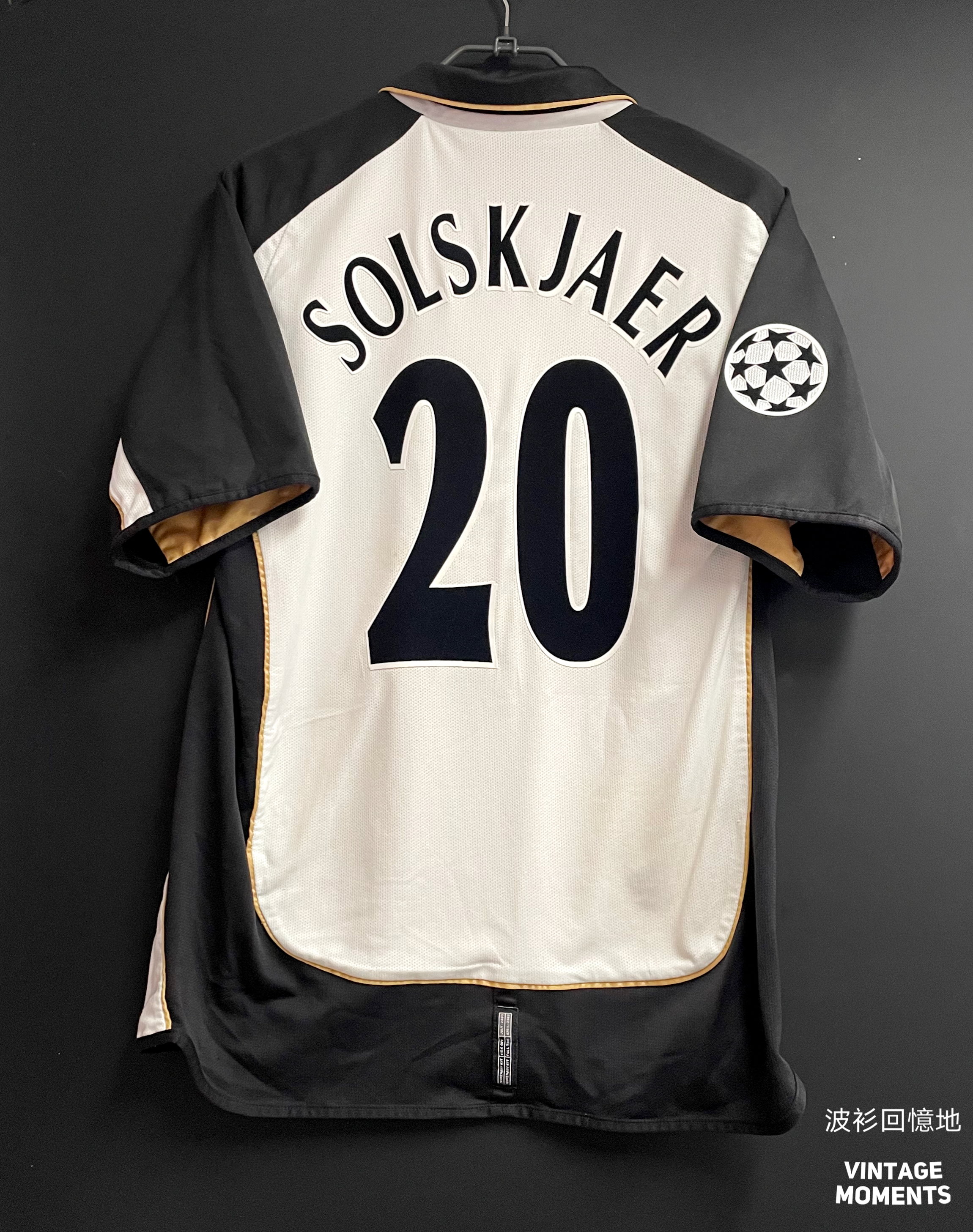 曼聯01/02百週年 蘇斯克查 MANCHESTER UNITED AWAY SOLSKJAER