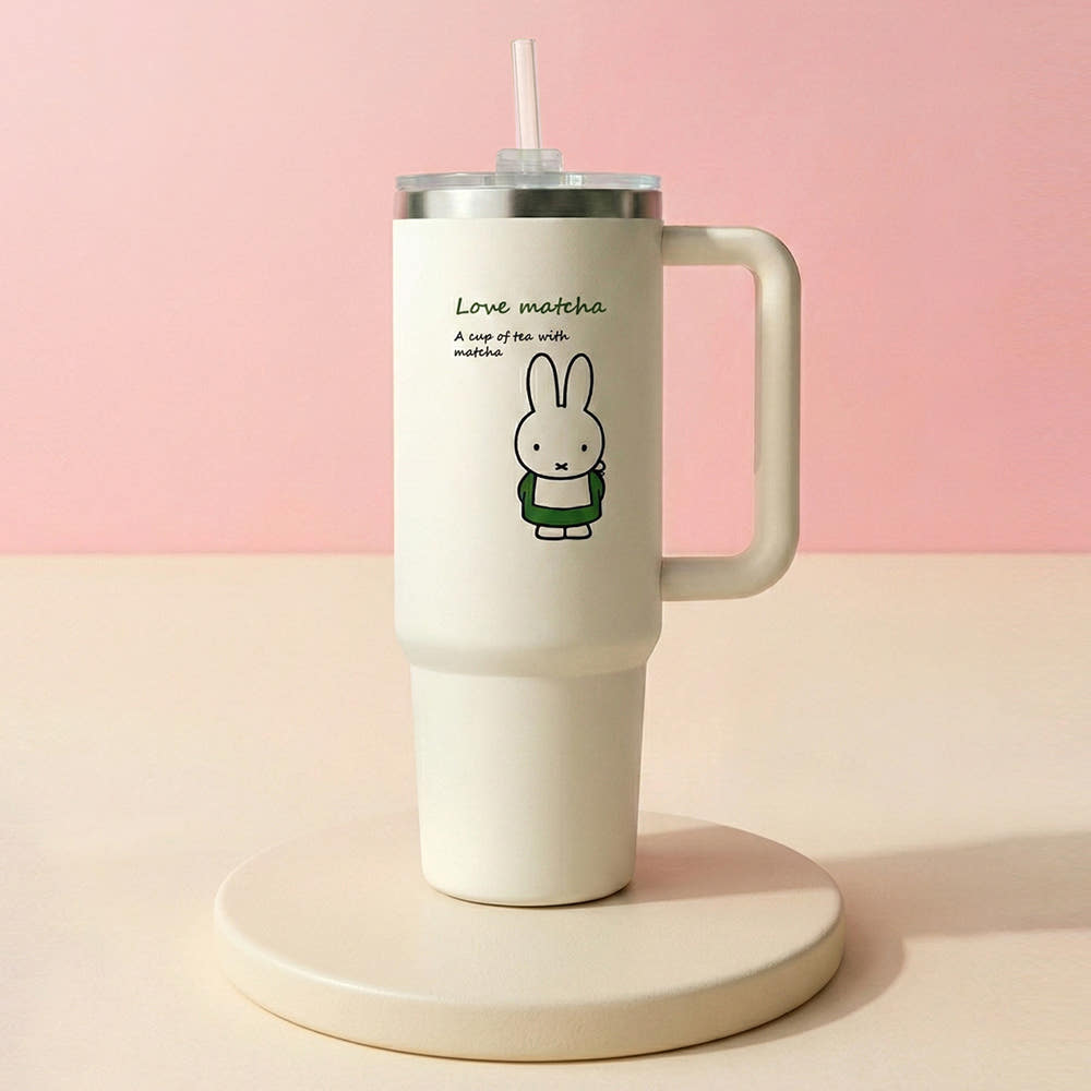 預購 miffy 抹茶系列 887ml 保溫杯