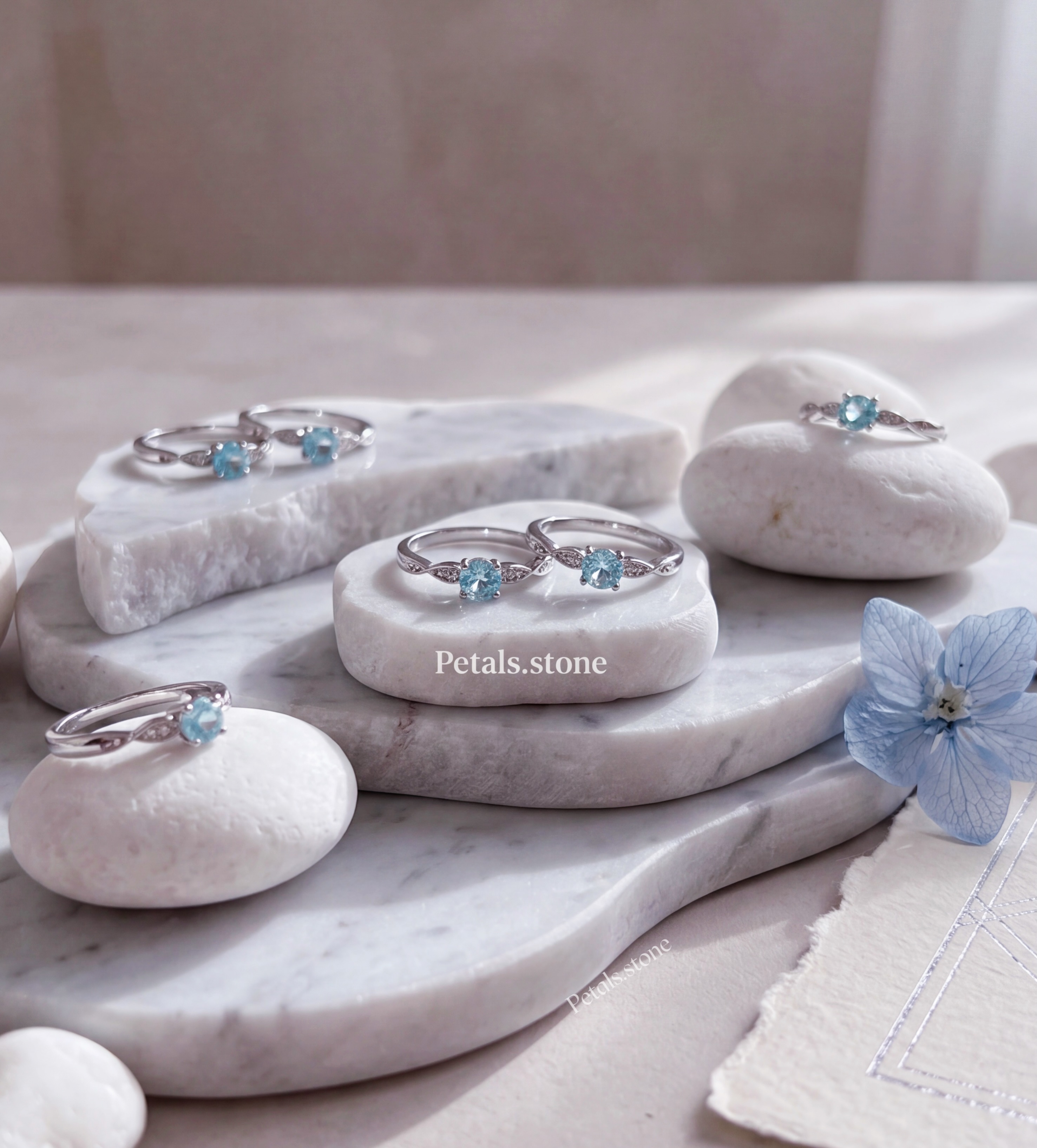 藍磷灰戒指 (Blue Apatite Ring)💍  