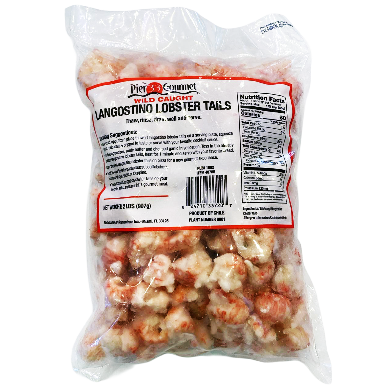 智利 Pier 33 Gourmet 龍蝦仔肉(熟)(2lb / 907g) - 1包