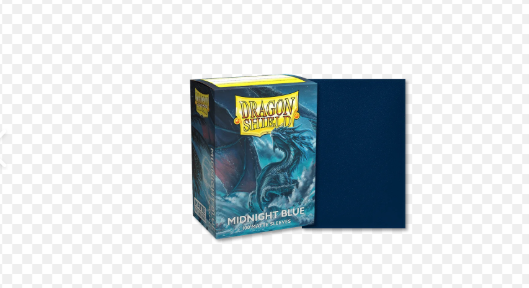 [Original] Dragon Shield Card Sleeves Matte Standard Size (100 pcs) -MIDNIGHT BLUE