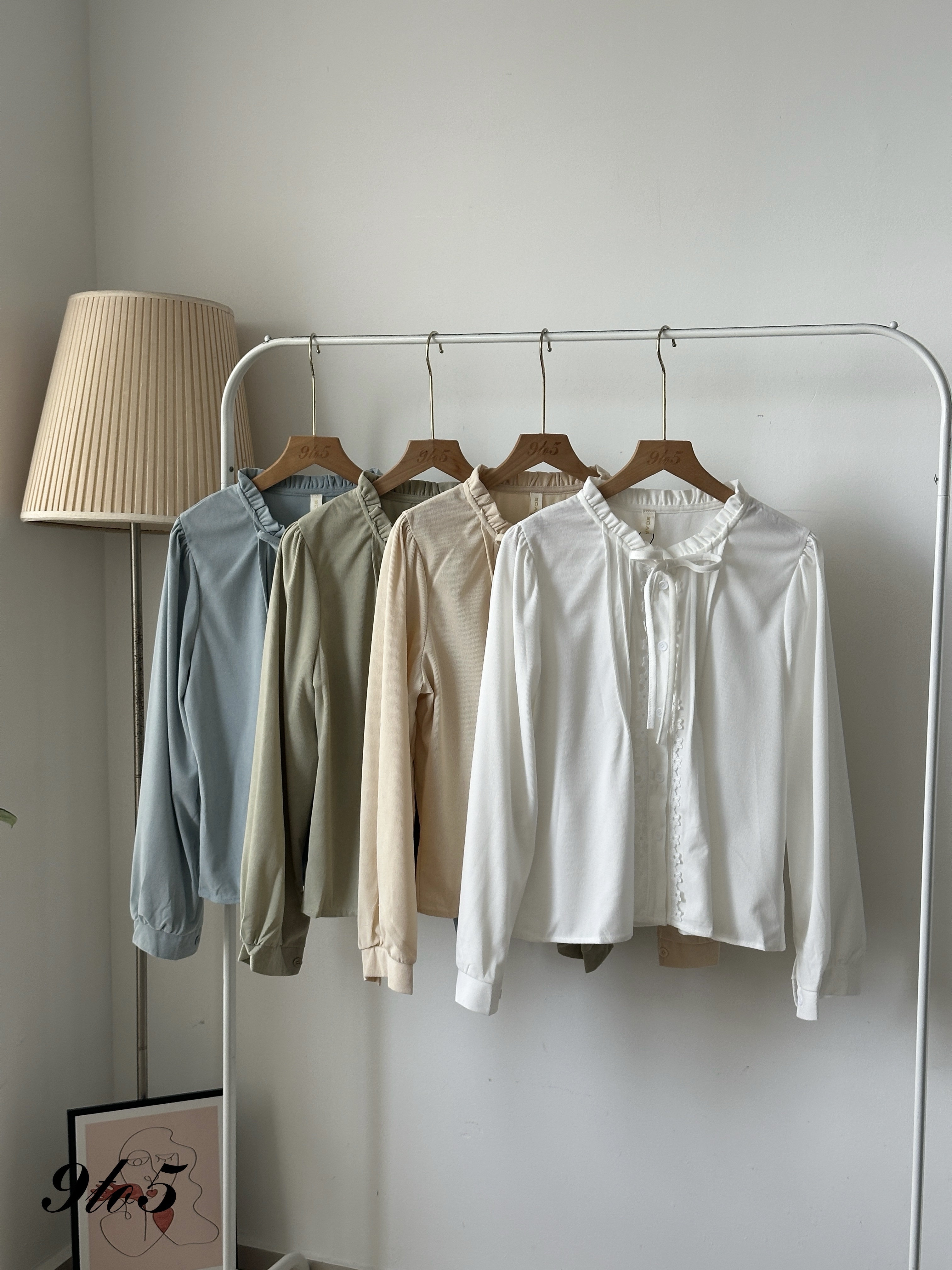 T4093 Bow-tie Ruffle Top - 4 Colors 