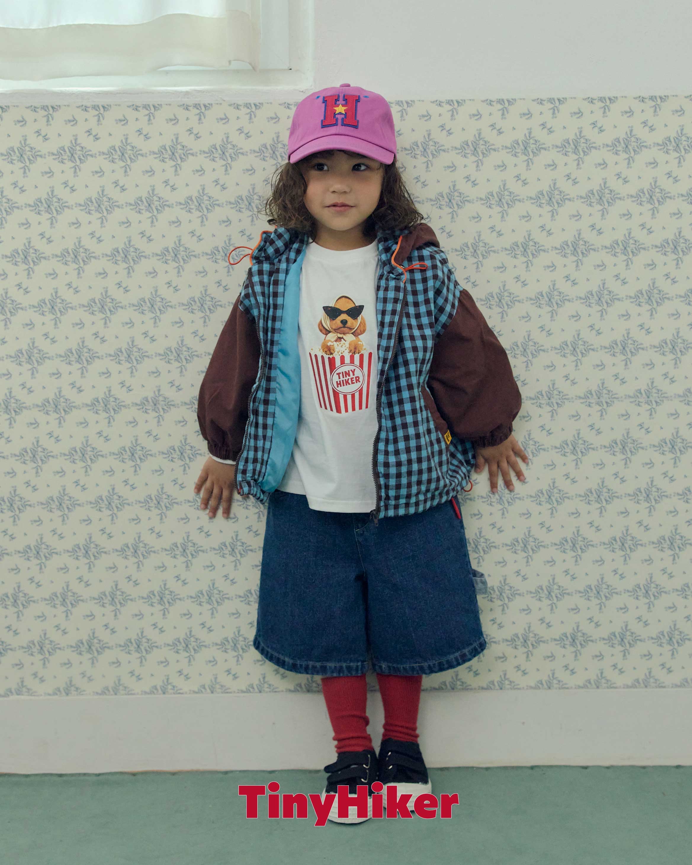 Tiny |  Pposik Check Hoodie Jumper