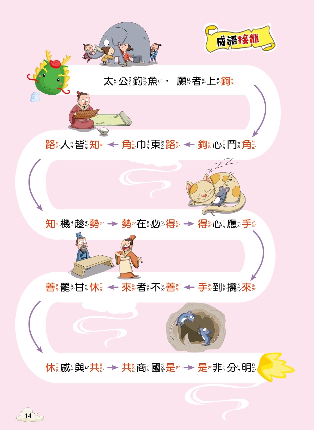 京采 每天10分鐘超有趣的漫畫成語故事：奇聞趣事篇