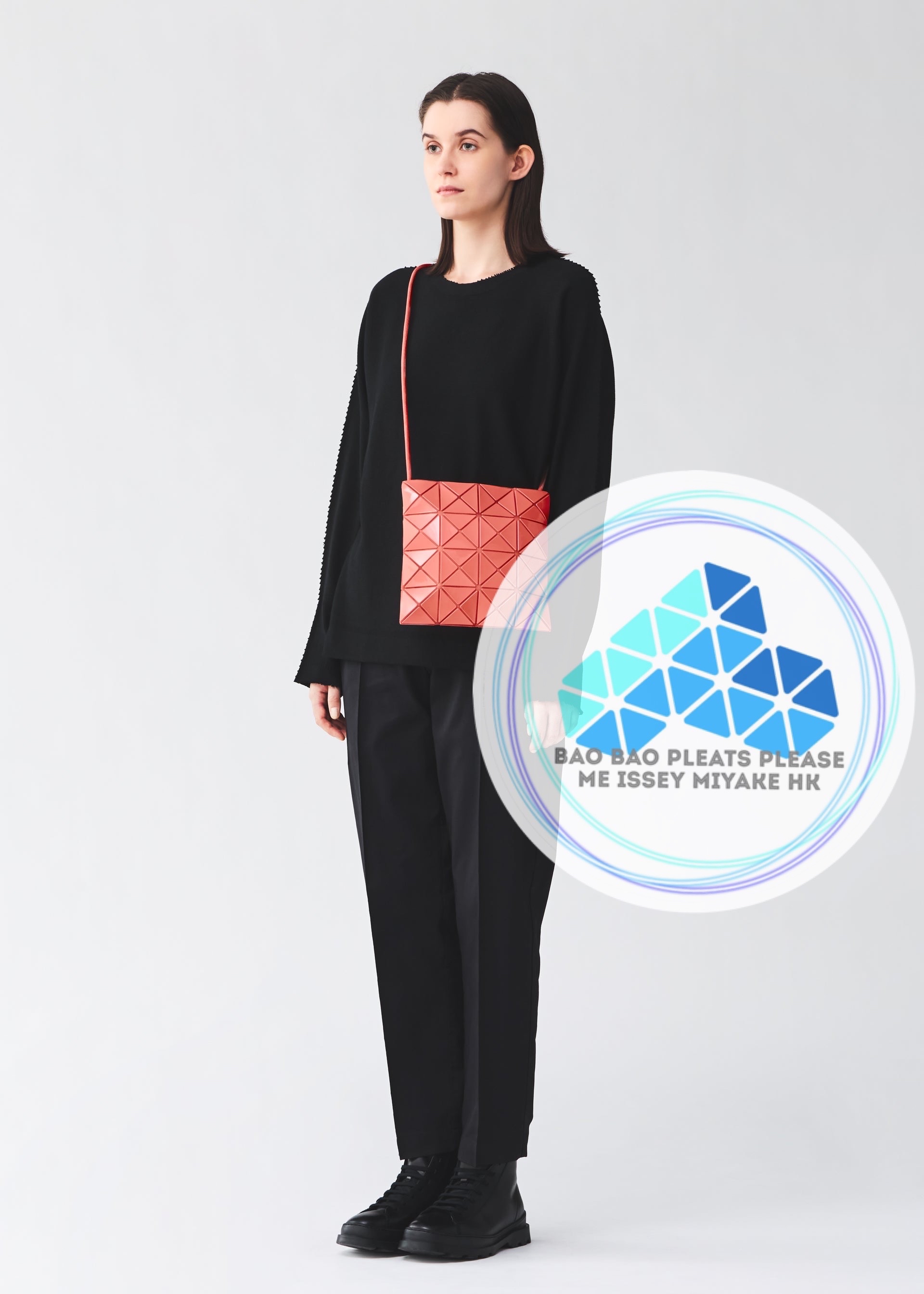 BAO BAO Lucent One-Tone亮面拉鍊斜孭袋crossbody bag 