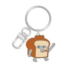 麵包小偷 金屬鎖匙扣