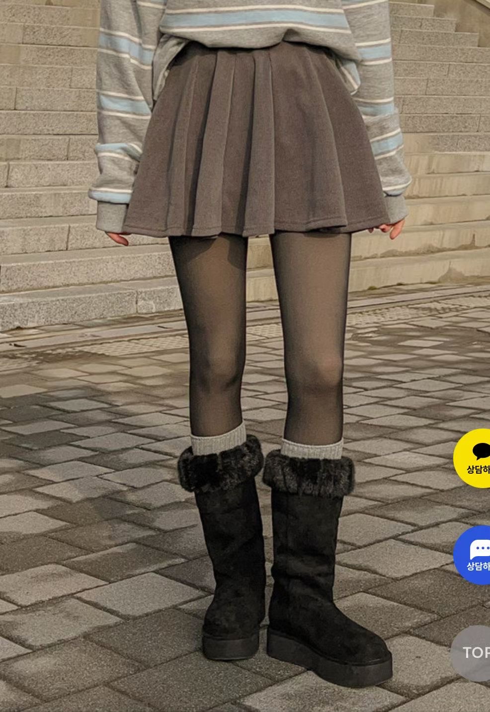 【 ♪ 高質量🎱充滿質感紋理～🖤超美波浪裙擺裙褲୨⚑゛】High-quality Ruffle Skirt Pants(兩色入)