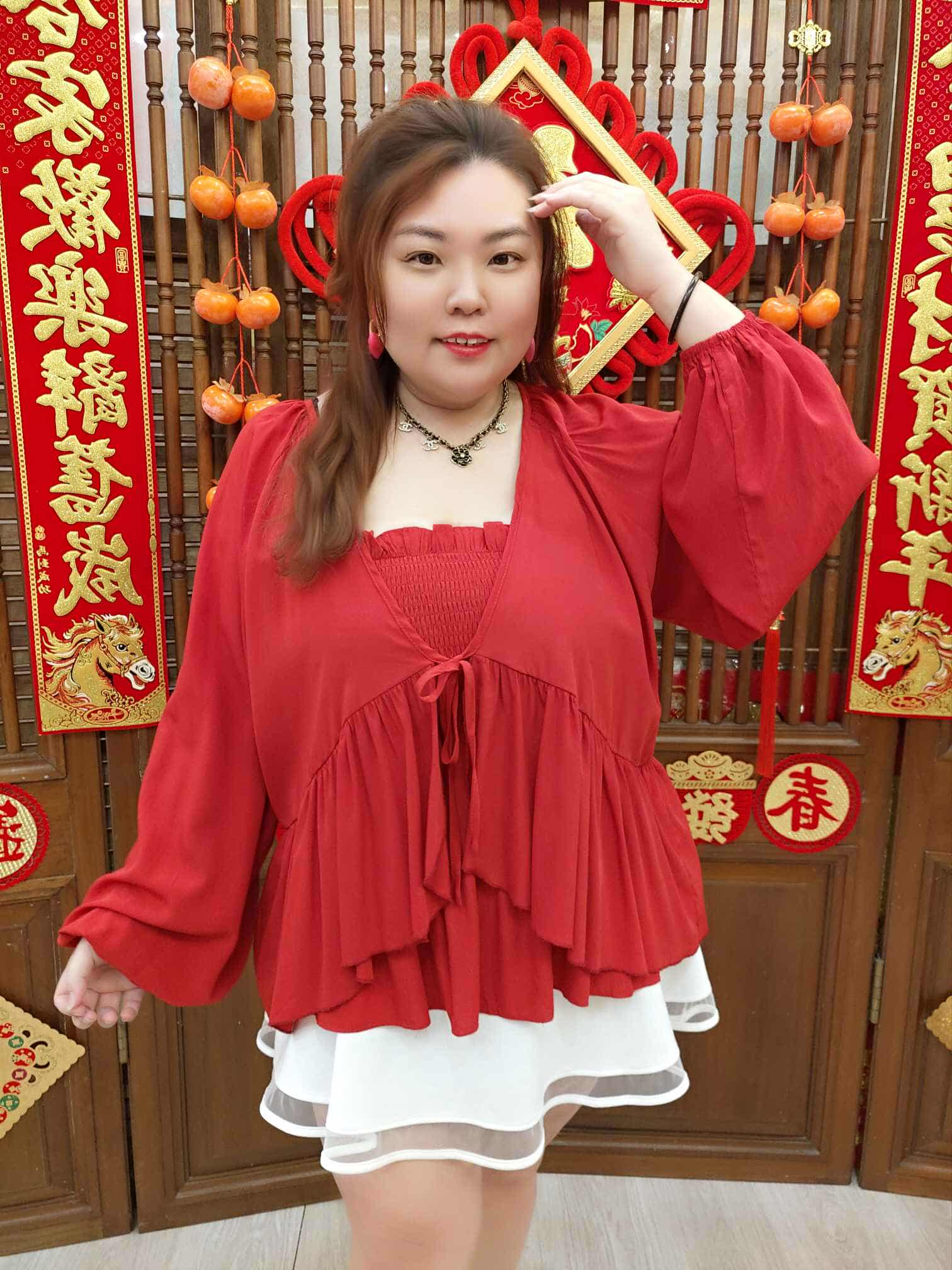 MFA08 TW#2799 皱褶可调节设计吊带 2件套背心