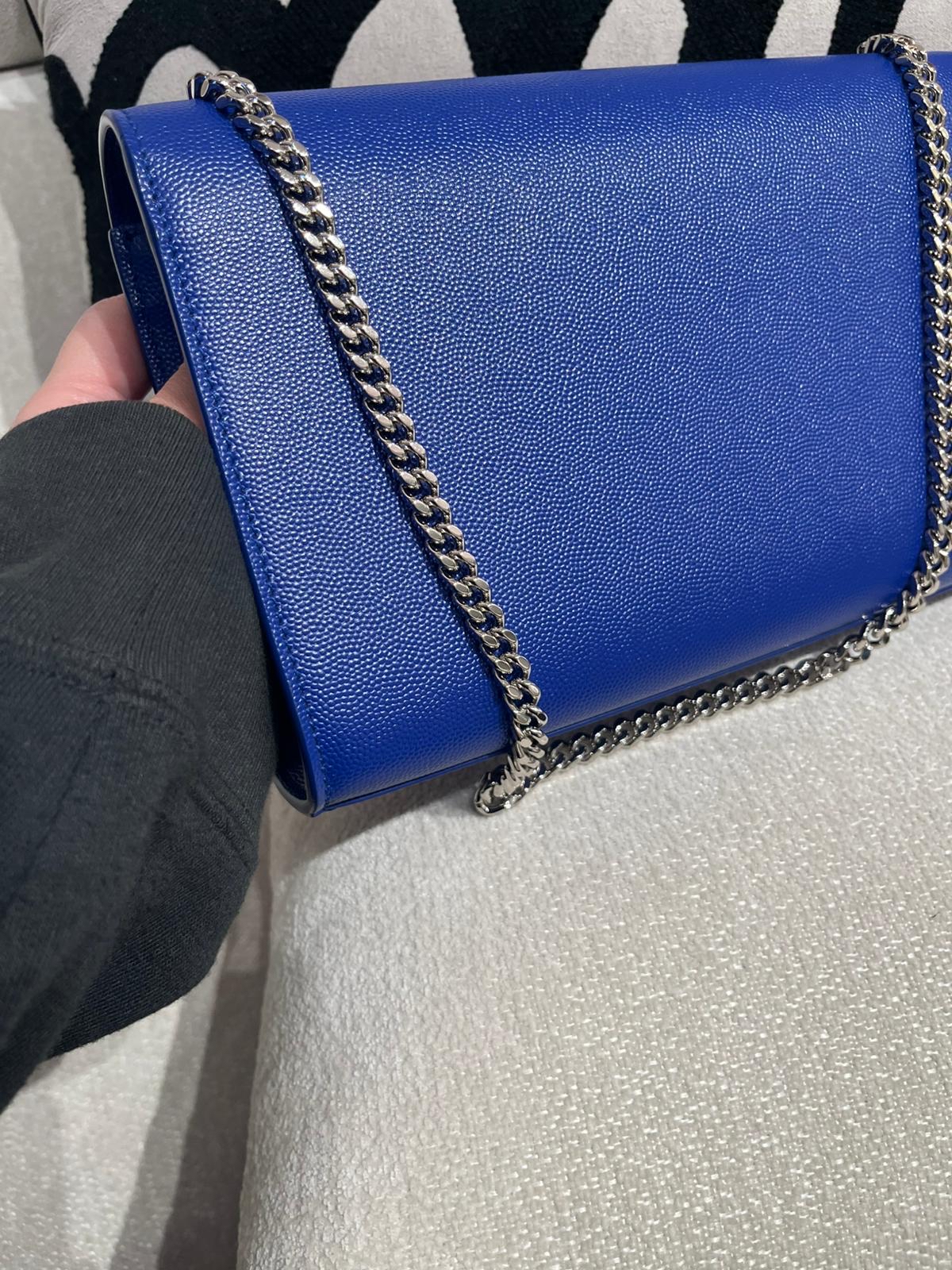 YSL Kate Medium In Grain De POUDRE Embossed Leather 100%Authentic,98%new✅Dust bag