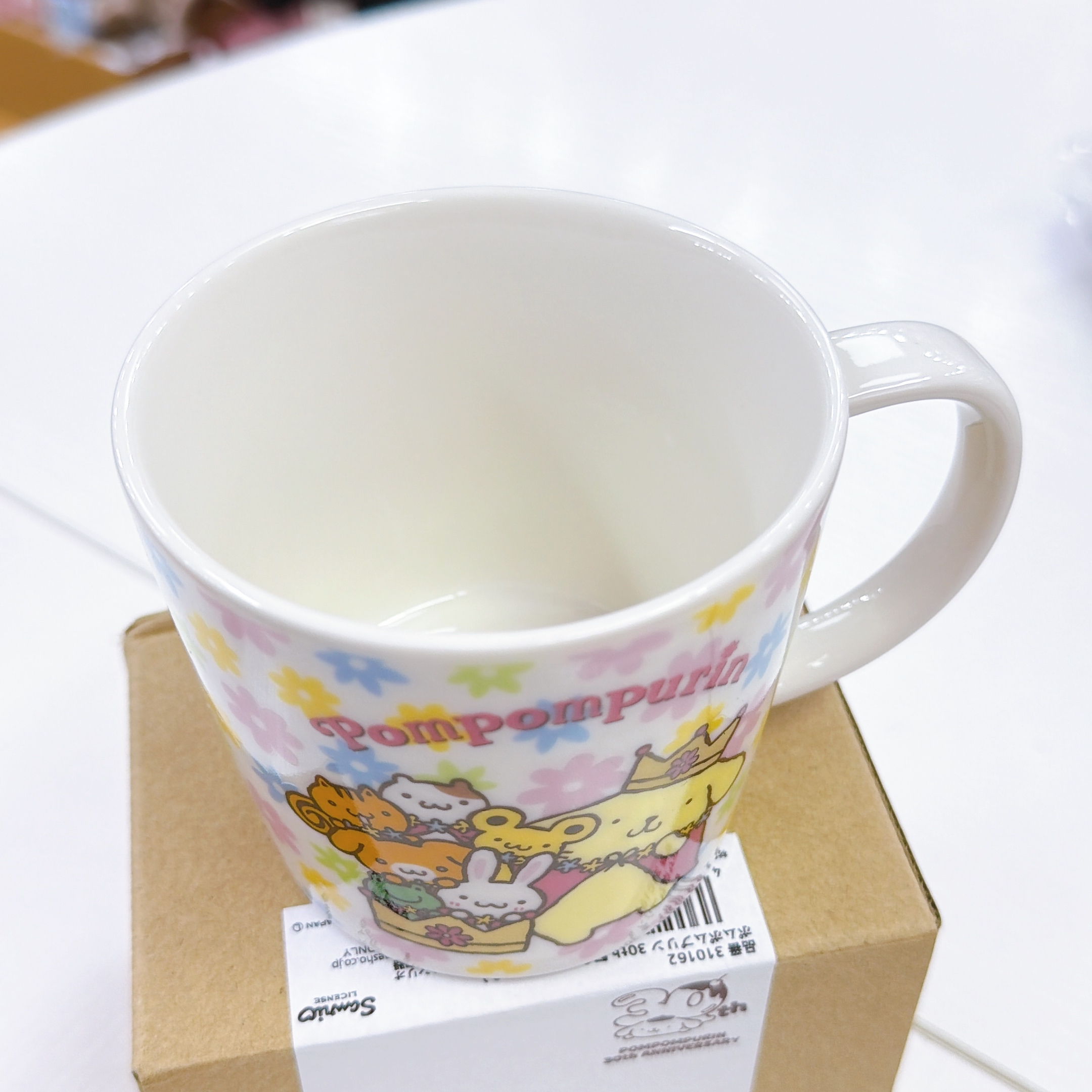 日本直送日本製造sanrio布甸狗30周年陶瓷杯 可以放洗碗碟機