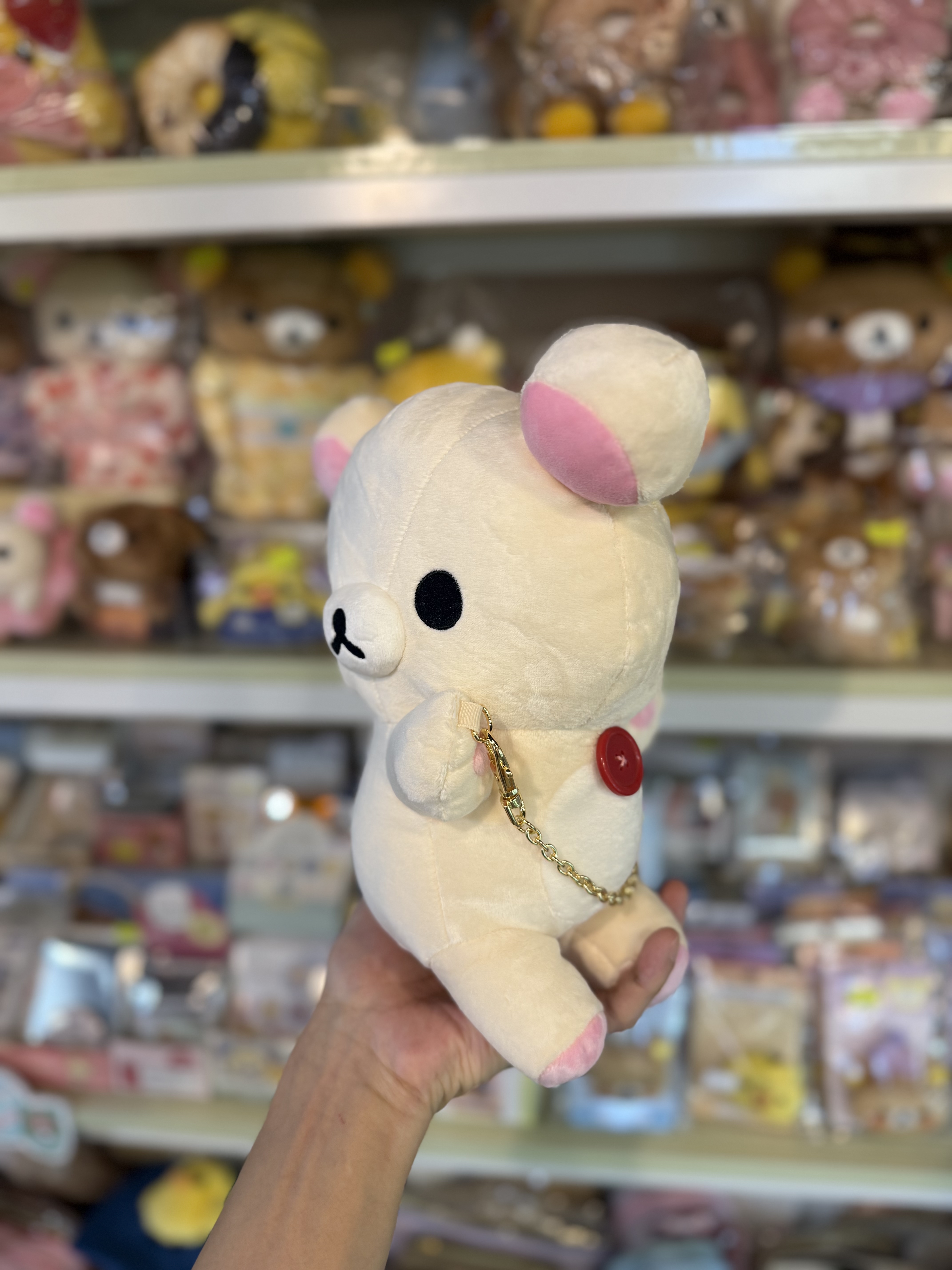 《現貨》全新日本專店限定 小熊10週年紀念系列 小白熊鈄孭電話袋